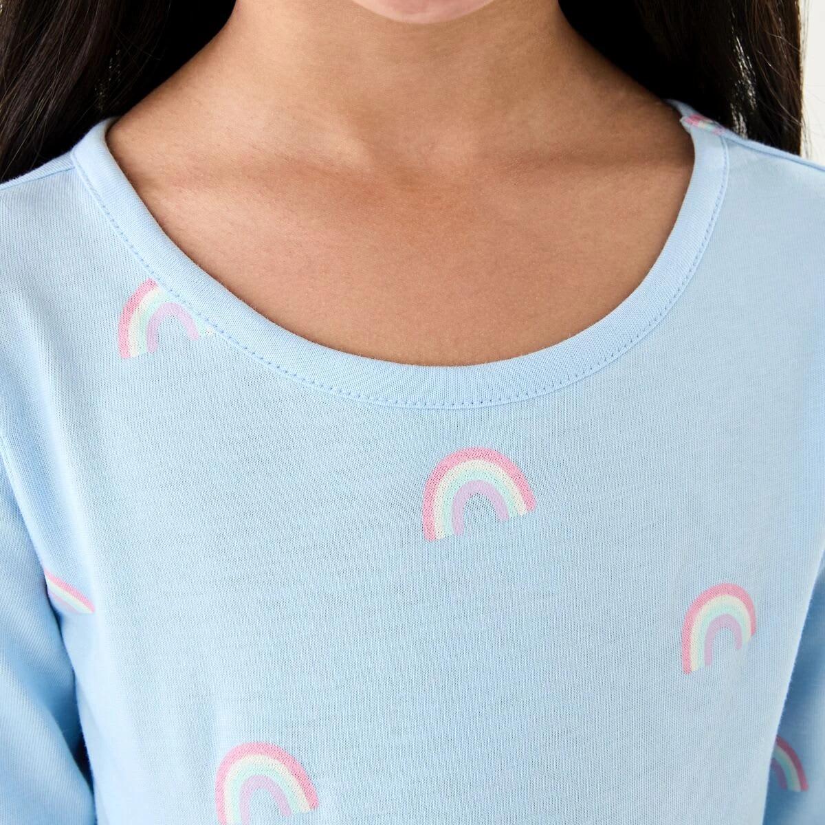 4 Long Sleeve Jersey Dress Rainbow, 4 of 9