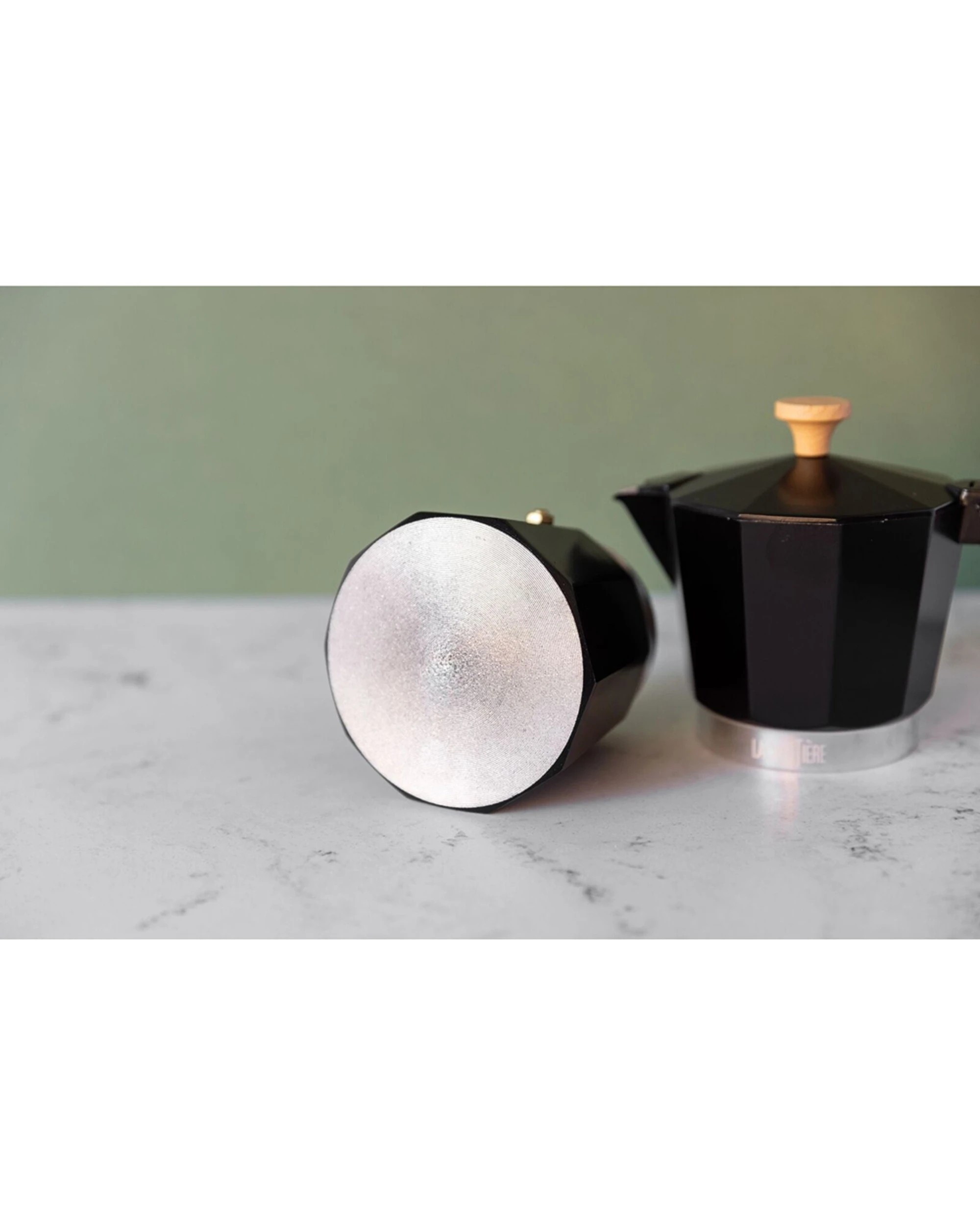 6 La Cafetiere Venice 6-Cup 290ml Espresso Maker Aluminum Coffee Pot - Black, 6 of 7