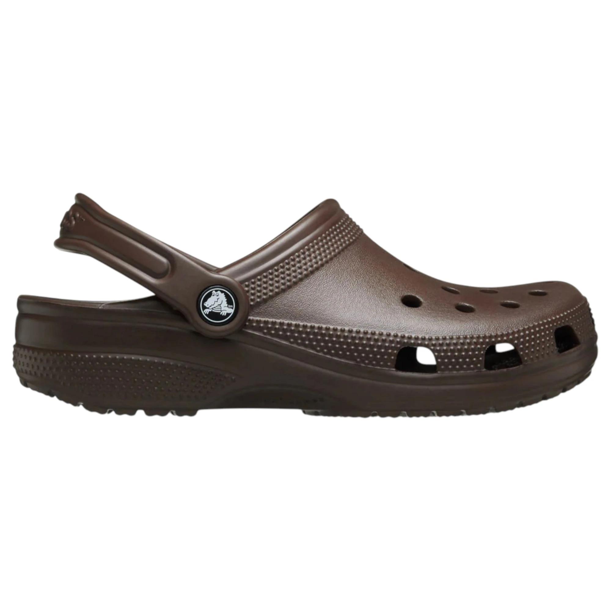 1 Crocs Unisex Classic Clog Sandals COFFEE, 1 of 6