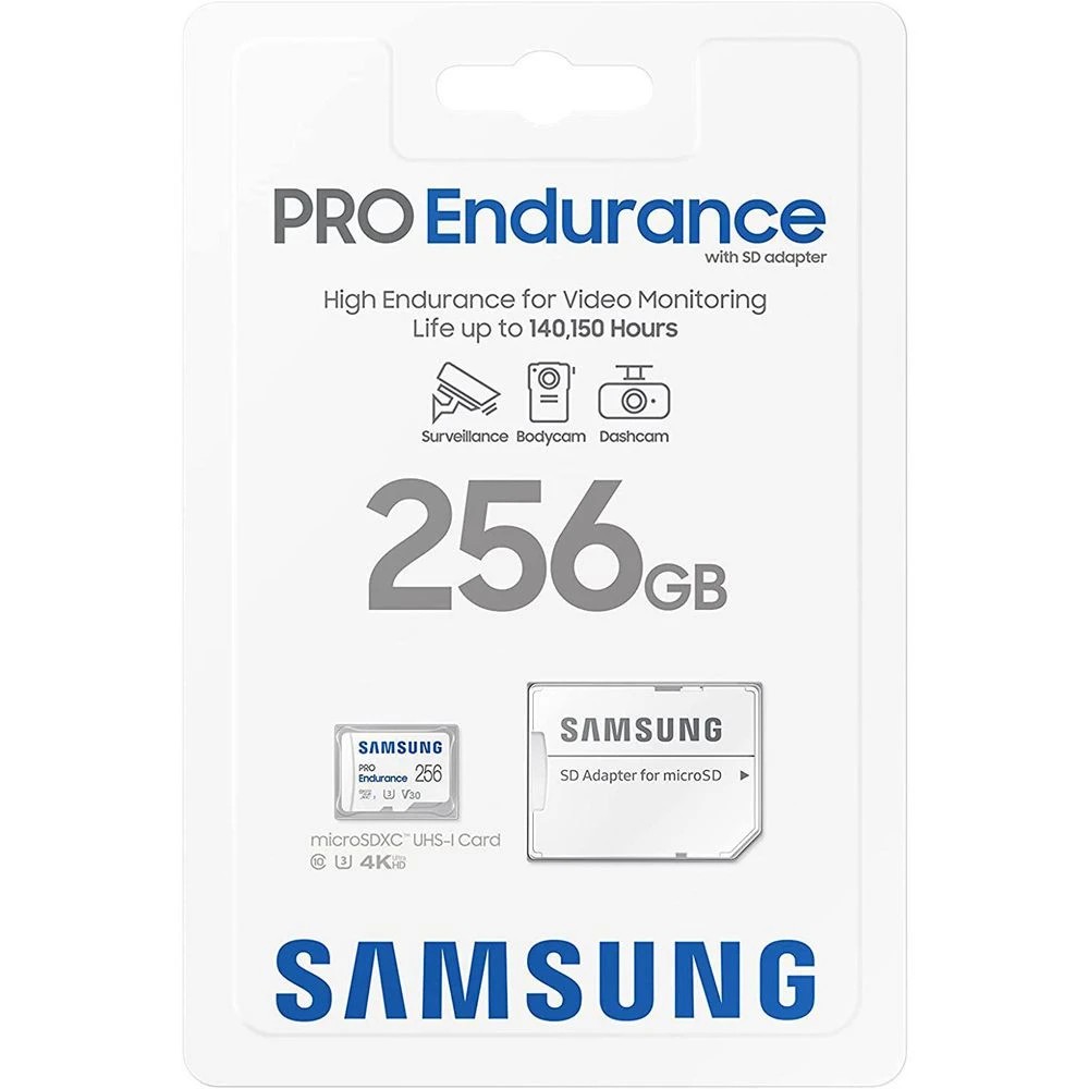 4 Samsung 256GB PRO Endurance microSDXC Memory Card, 4 of 4