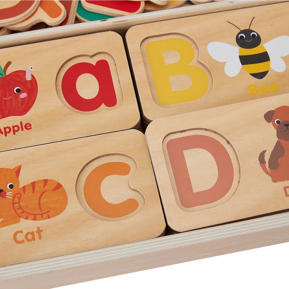 3 Wooden ABC Matching Puzzle Set, 3 of 8