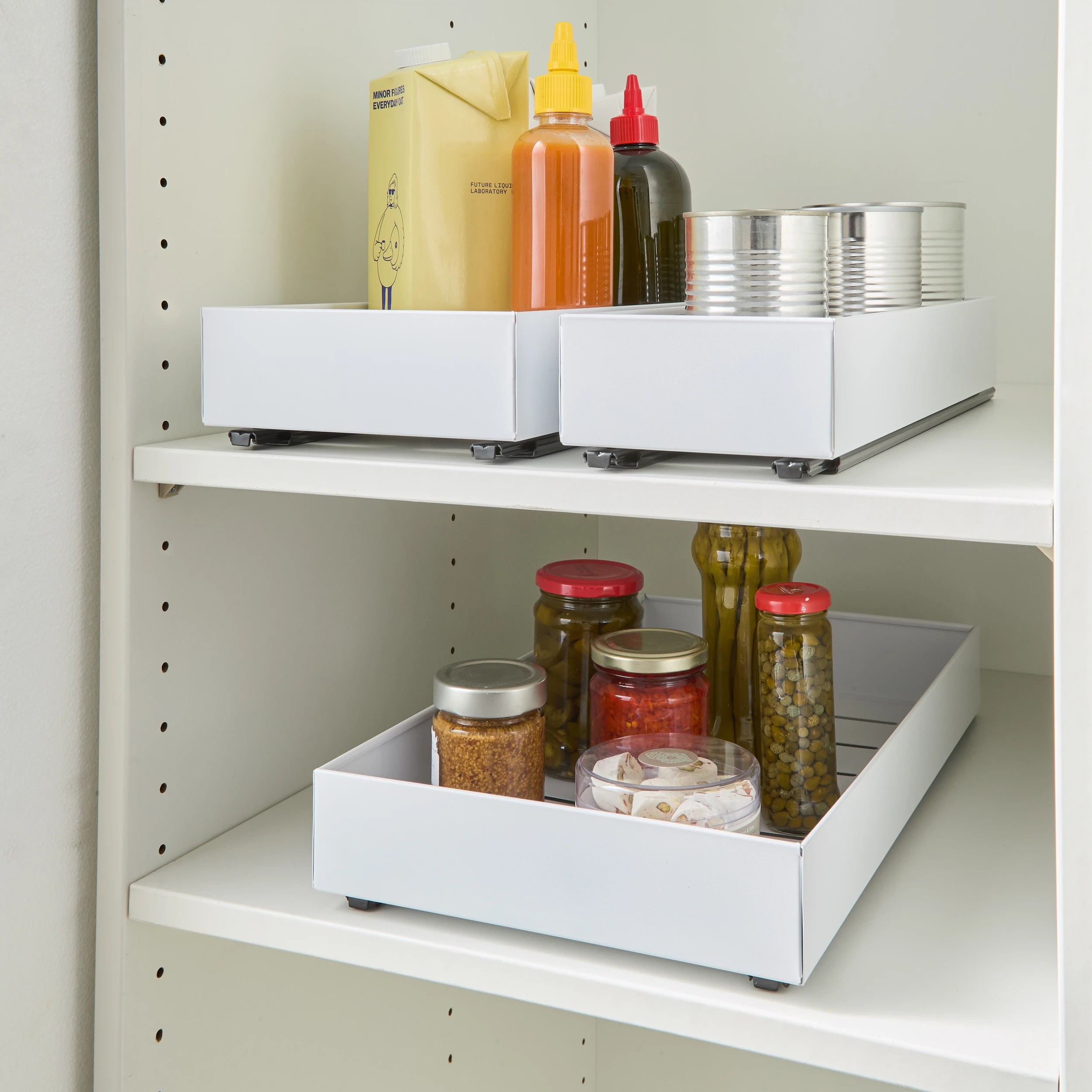 1 Set of 3 Pull-Out Drawers - White, 1 of 10