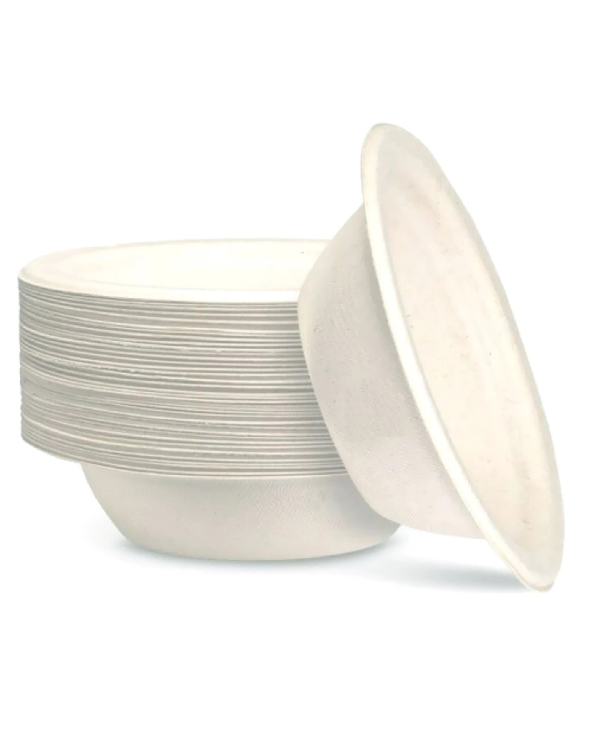 1 Alpen White Sugar Cane Bowls 16cm Bulk Pack of 50, 1 of 3