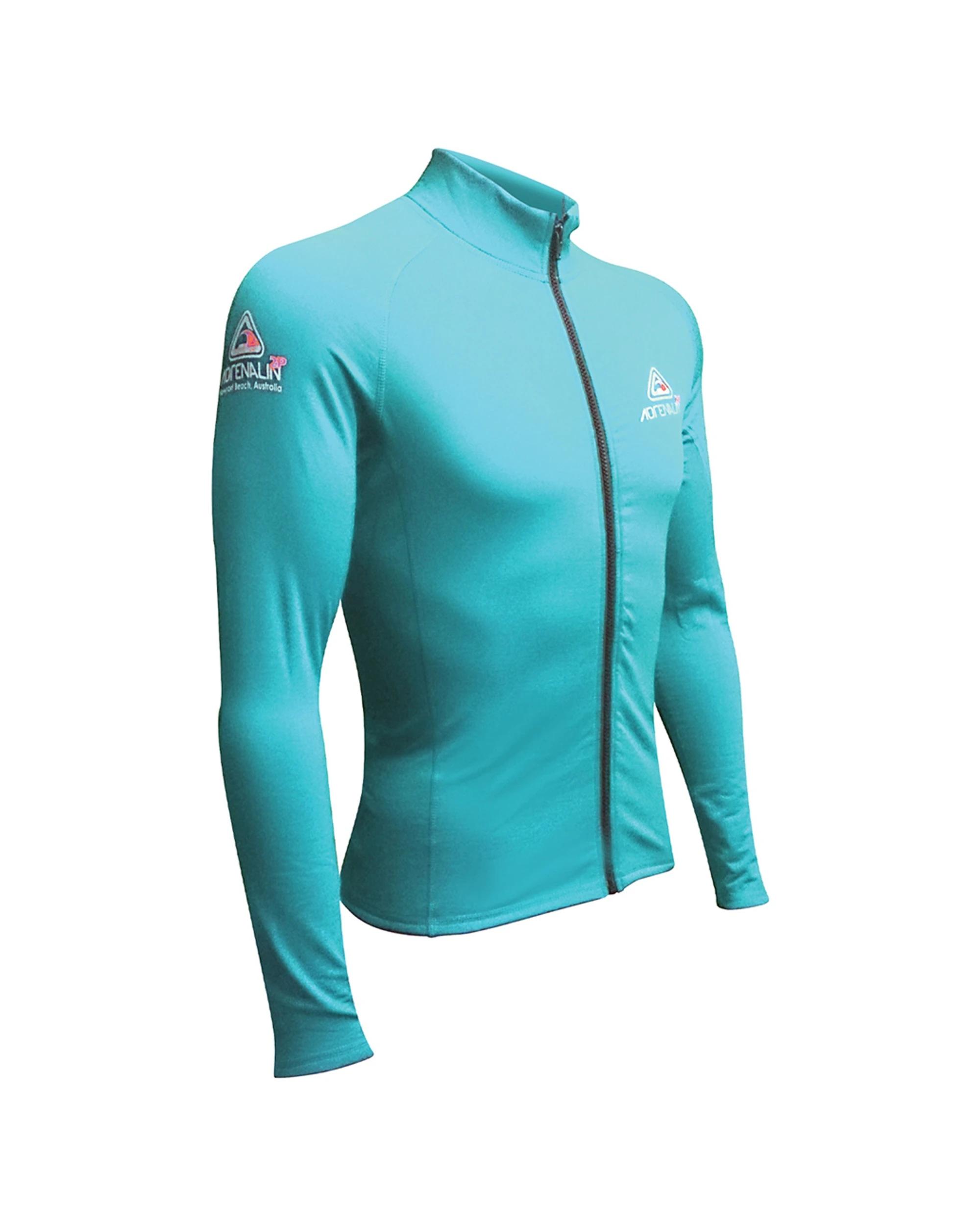 1 Adrenalin 2P Thermo Shield Long Sleeve Zip-Front Top BLUE, 1 of 2