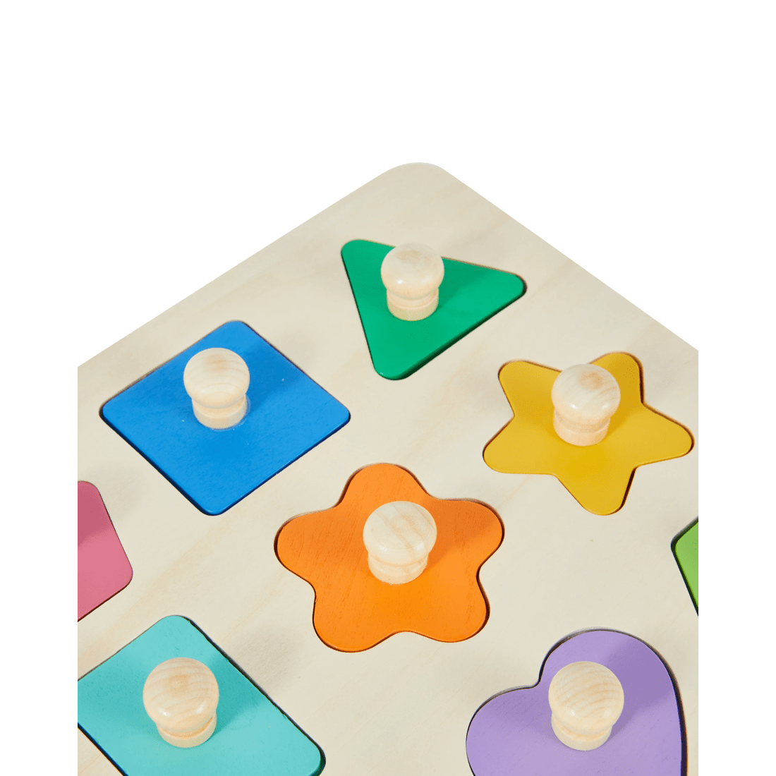 5 Wooden Simple Shape Puzzle, 5 of 5