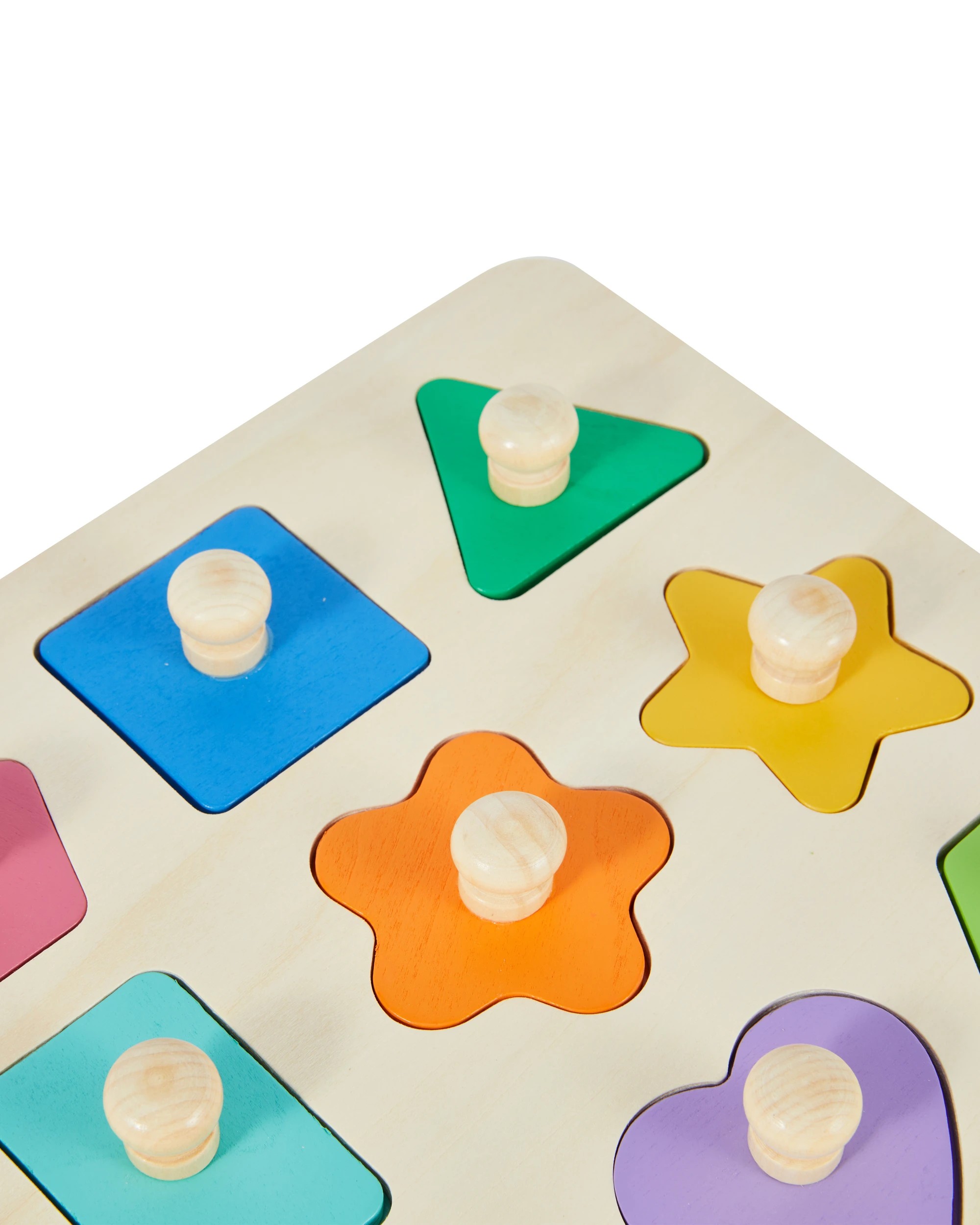 5 Wooden Simple Shape Puzzle, 5 of 5