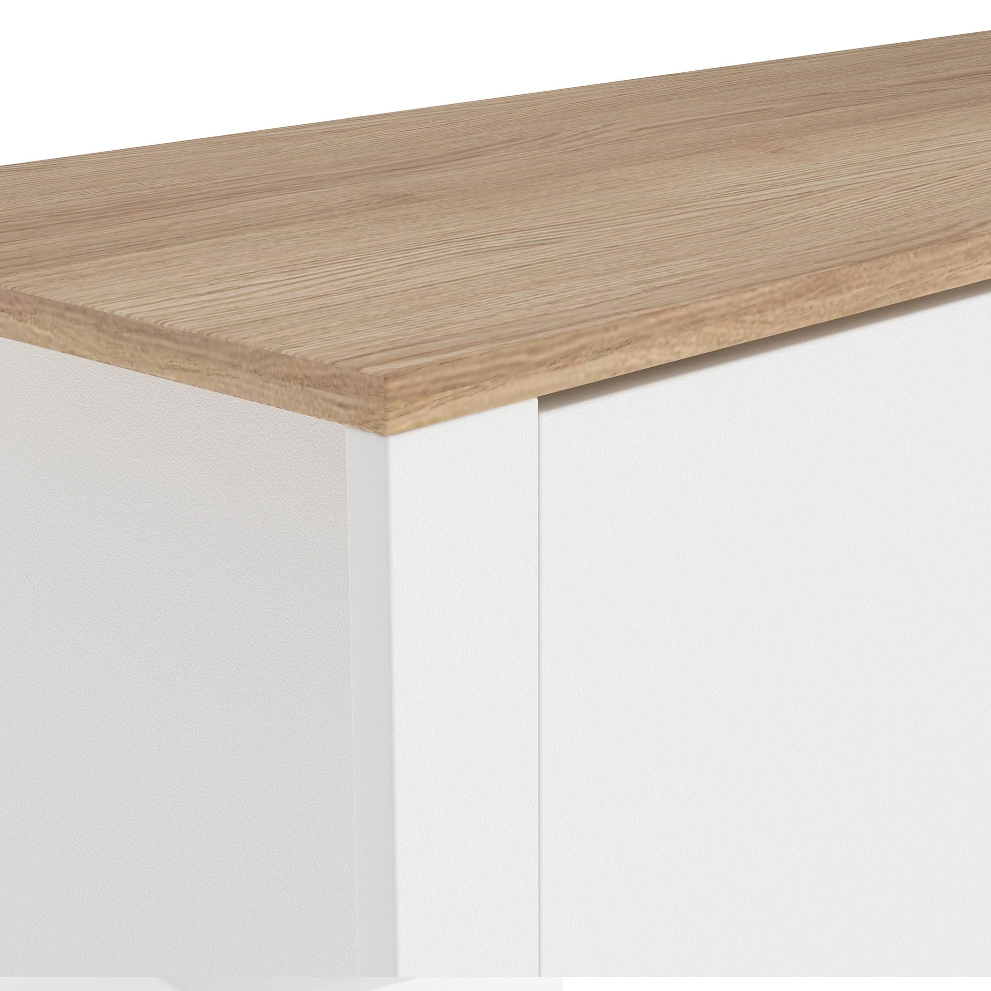 6 Levede Narrow Shoe Cabinet 2 Flip Drawers - White, 6 of 9