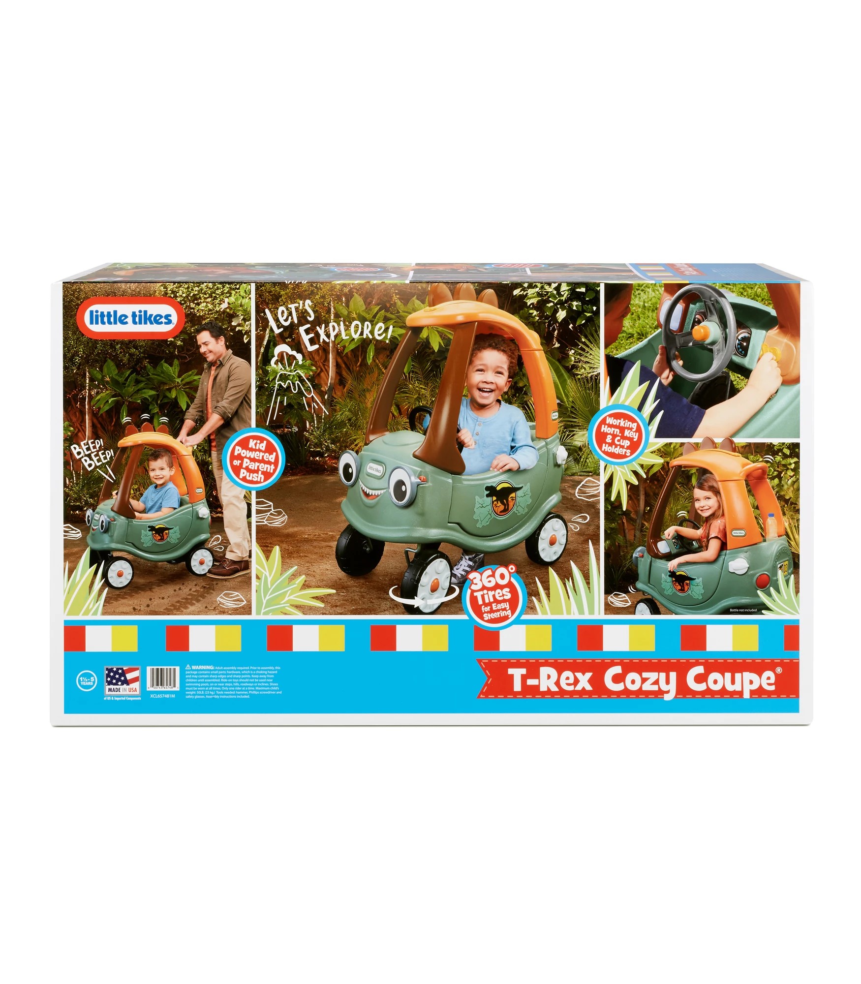 9 Little Tikes T-Rex Cozy Coupe - Multi, 9 of 10