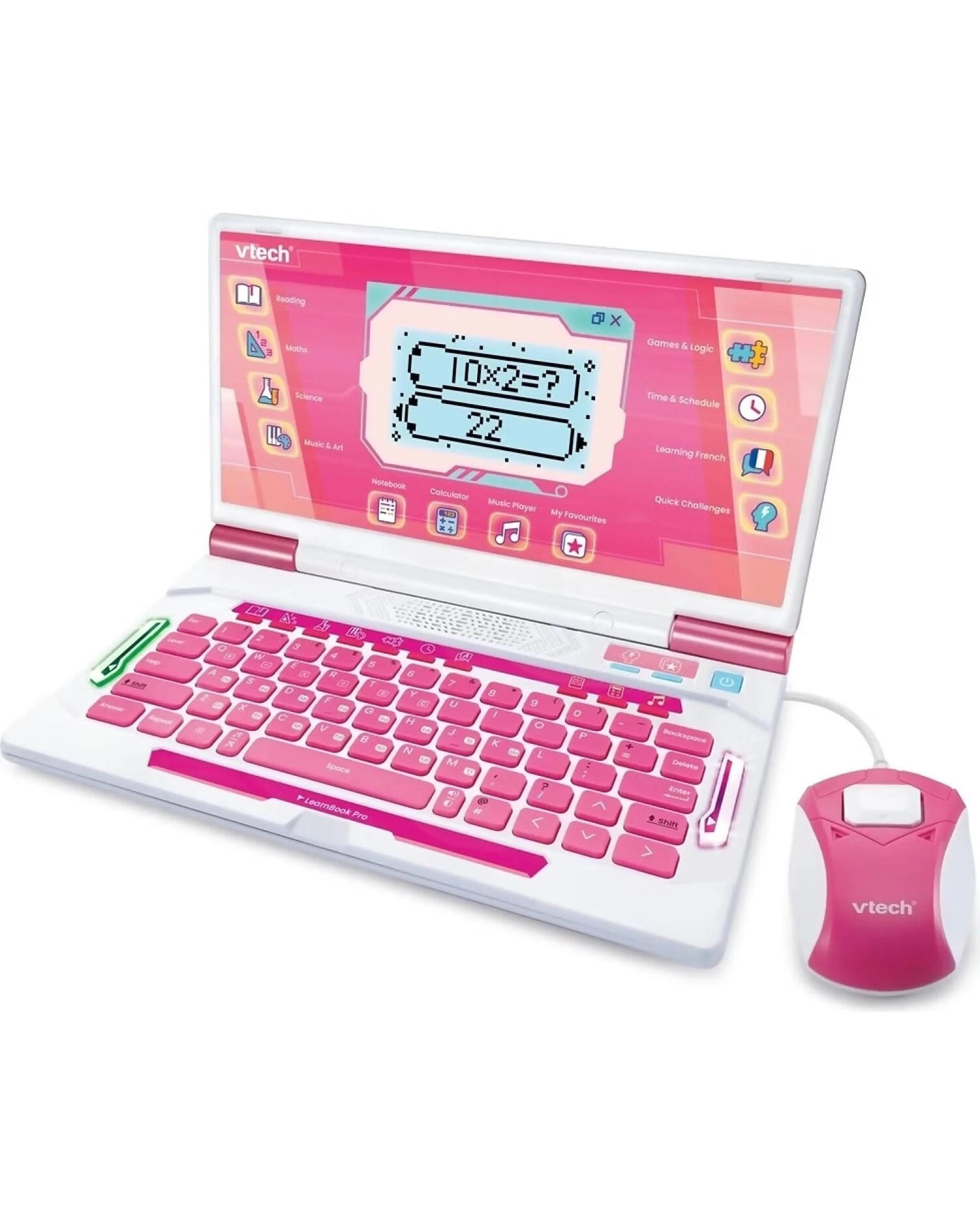 3 VTech Learnbook Pro Laptop - Pink, 3 of 6