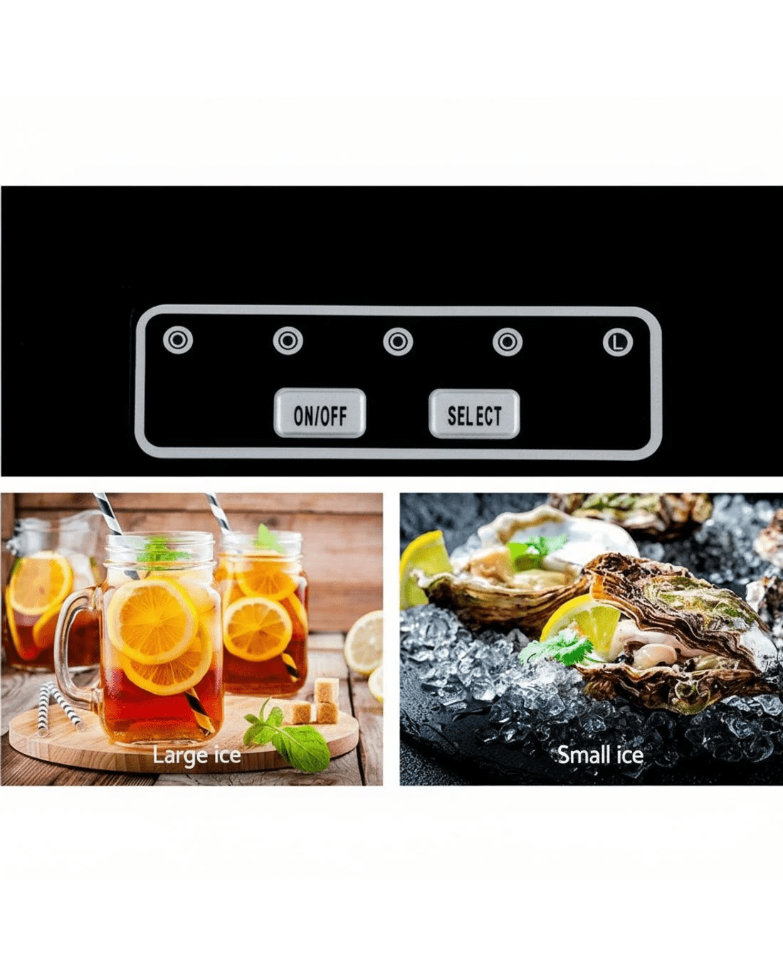 6 Devanti 12kg Ice Maker Machine - Black, 6 of 8