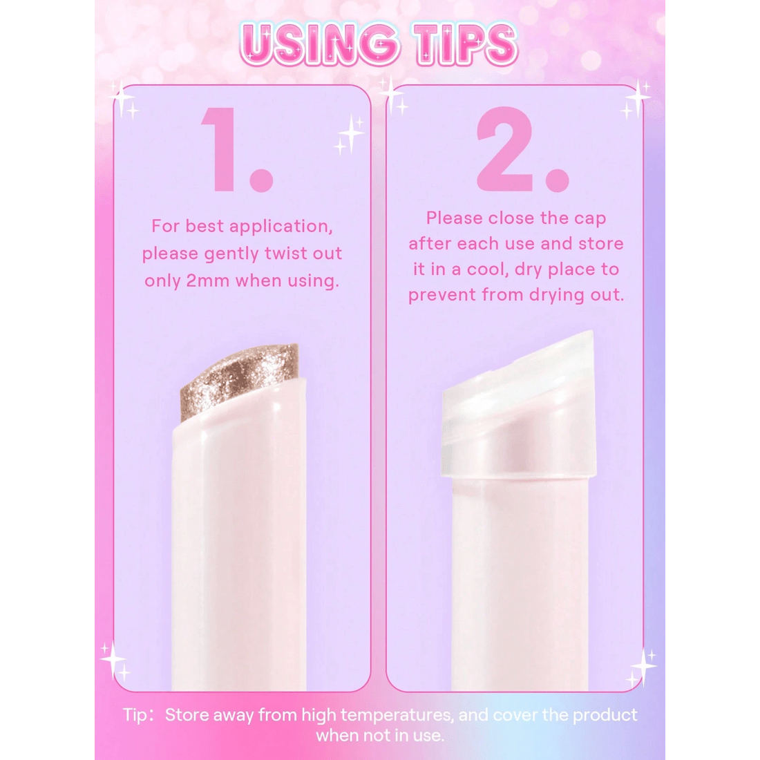 6 SHEGLAM Crystal Jelly Glaze Stick - Golden Girl, 6 of 6