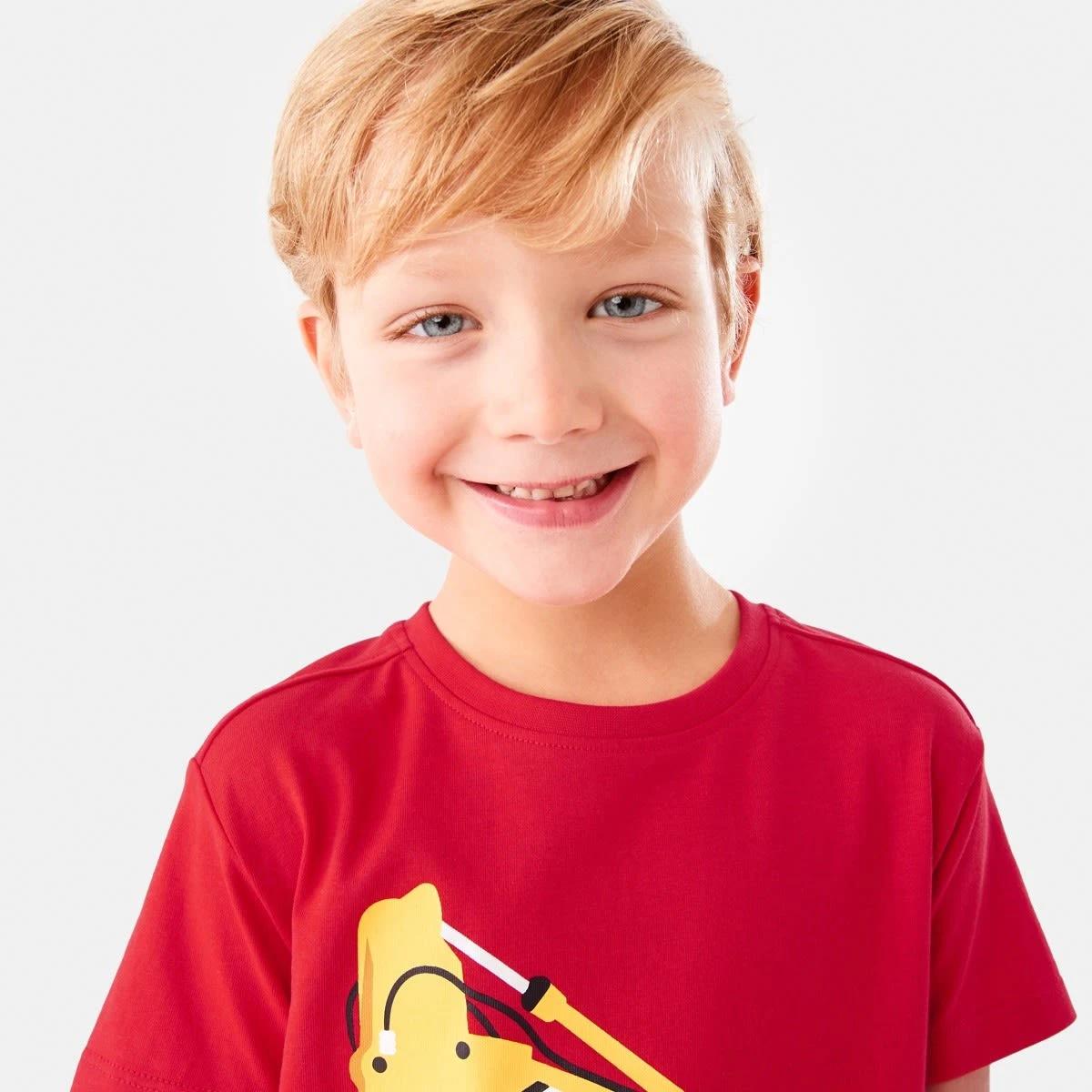 3 Chest Print T-shirt Flame Dig, 3 of 8