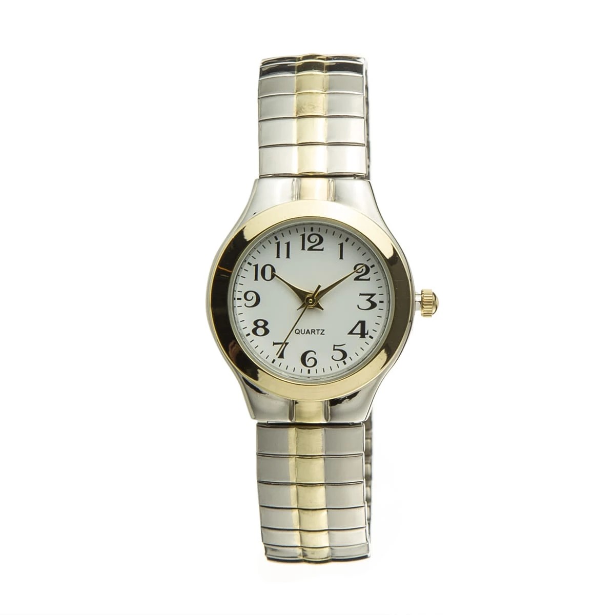 1 Classic Watch - Silver & Gold Look, 1 of 2