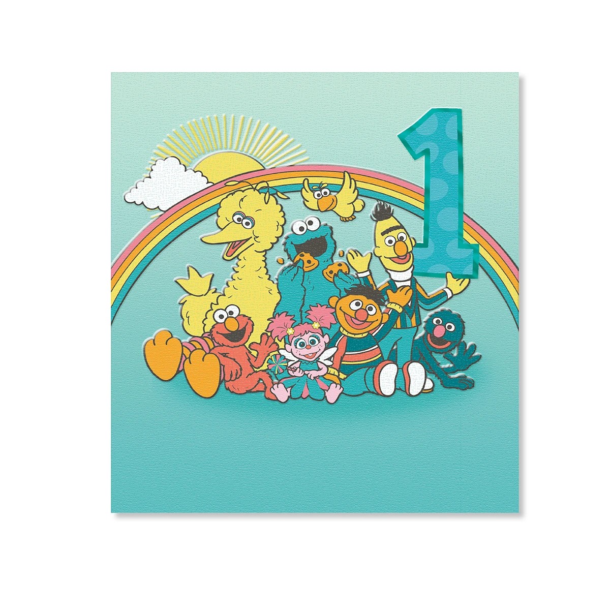 3 Hallmark 1st Birthday Card - Sesame Street, 3 of 3