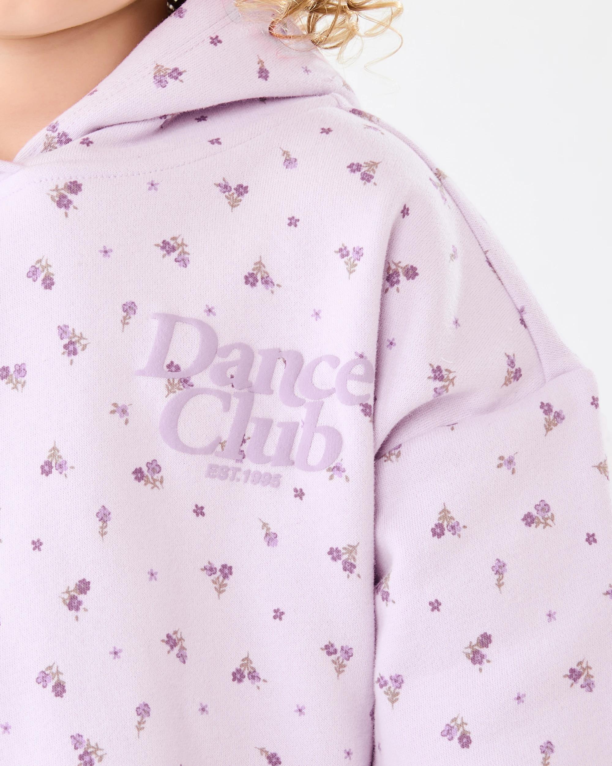 5 Oversized All Over Print Hoodie Pur Slogan, 5 of 8