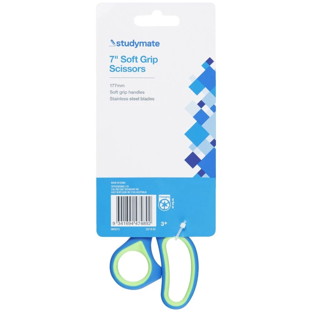 3 Studymate Soft Grip Scissors 7"/177mm, 3 of 4