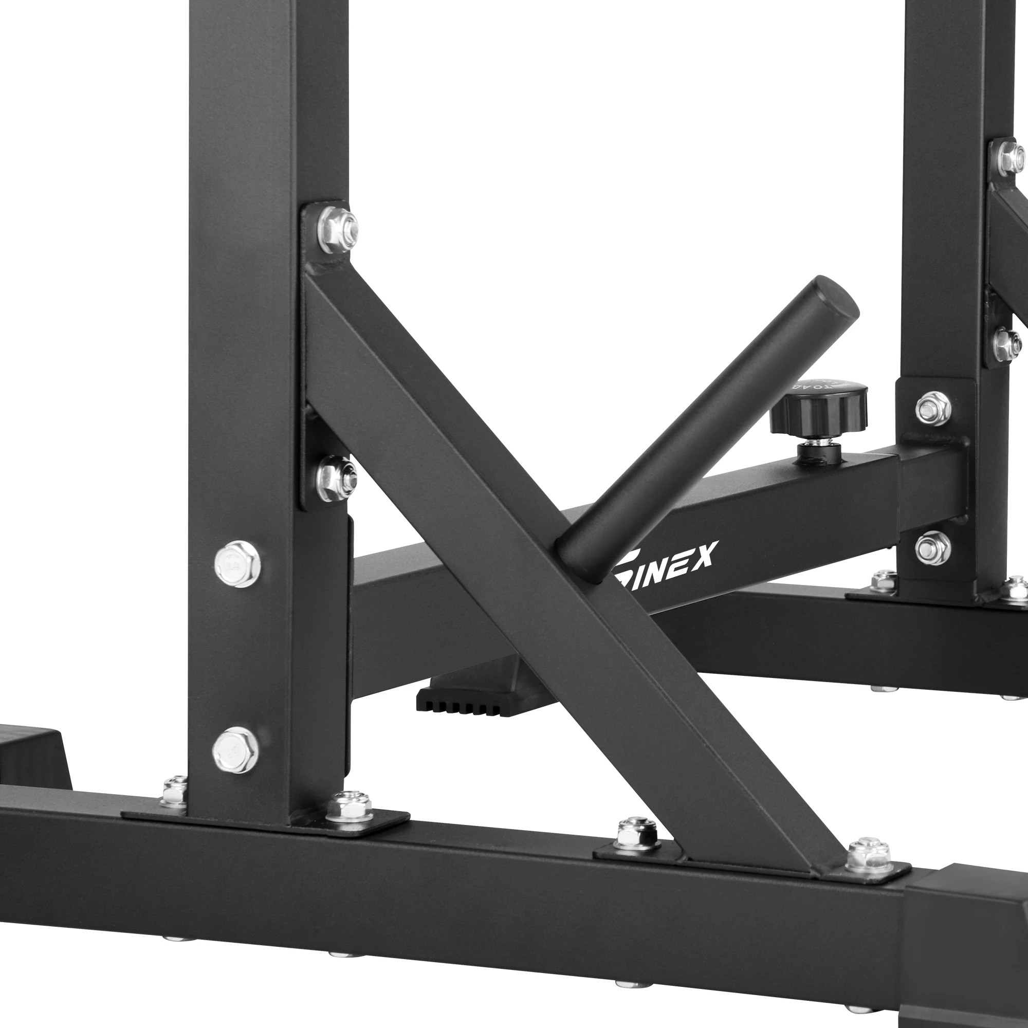 8 Finex Adjustable Squat Rack - Black, 8 of 9