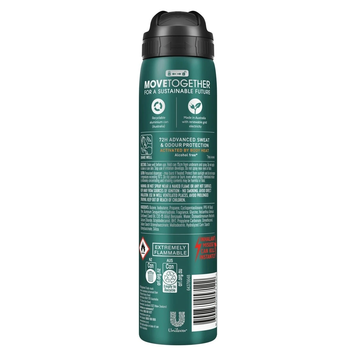 2 Rexona Men Original Advanced Protection Antiperspirant, 2 of 6