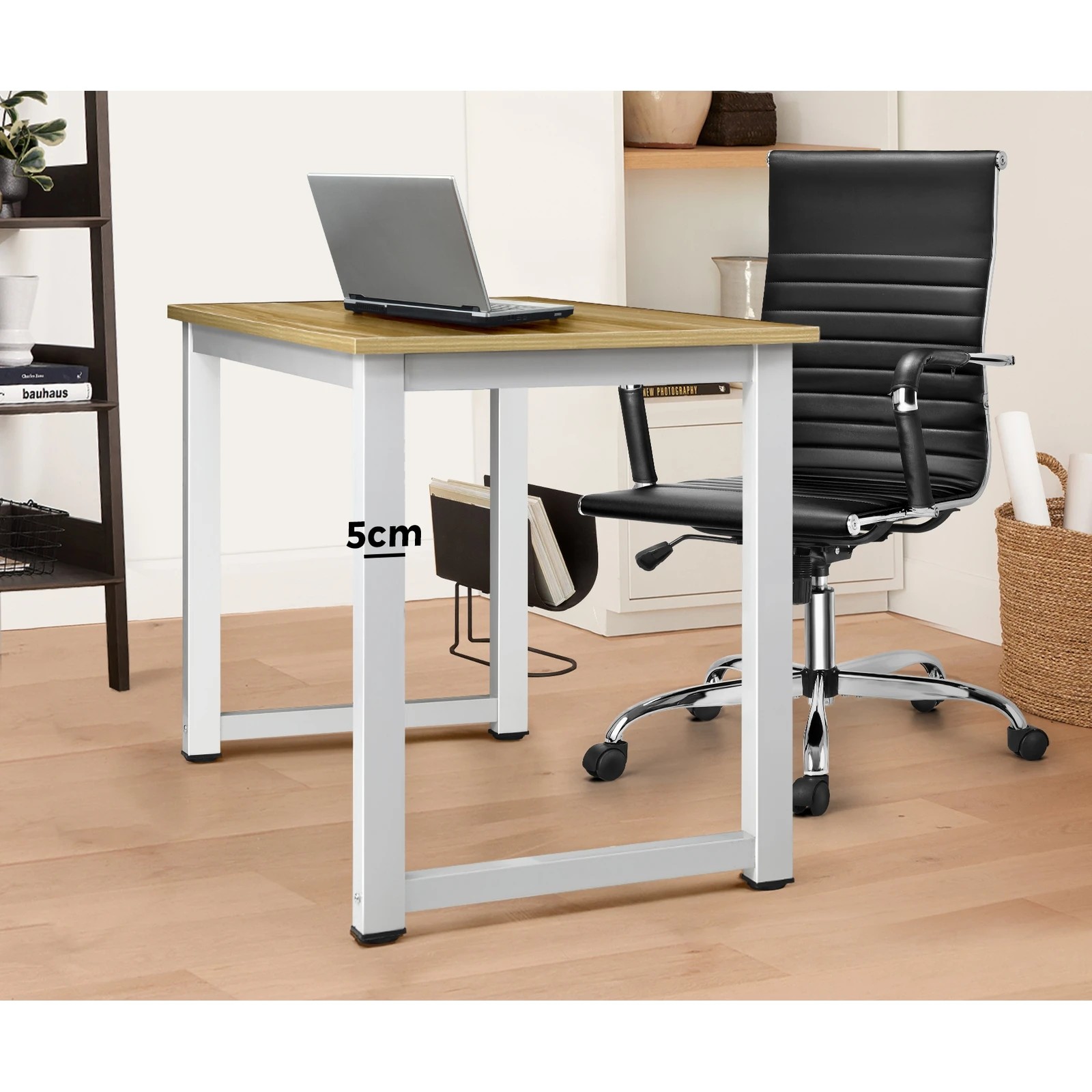 5 Oikiture Computer Desk Office Table Home Workstation Study Laptop Desks 120cm
 - Multi, 5 of 7