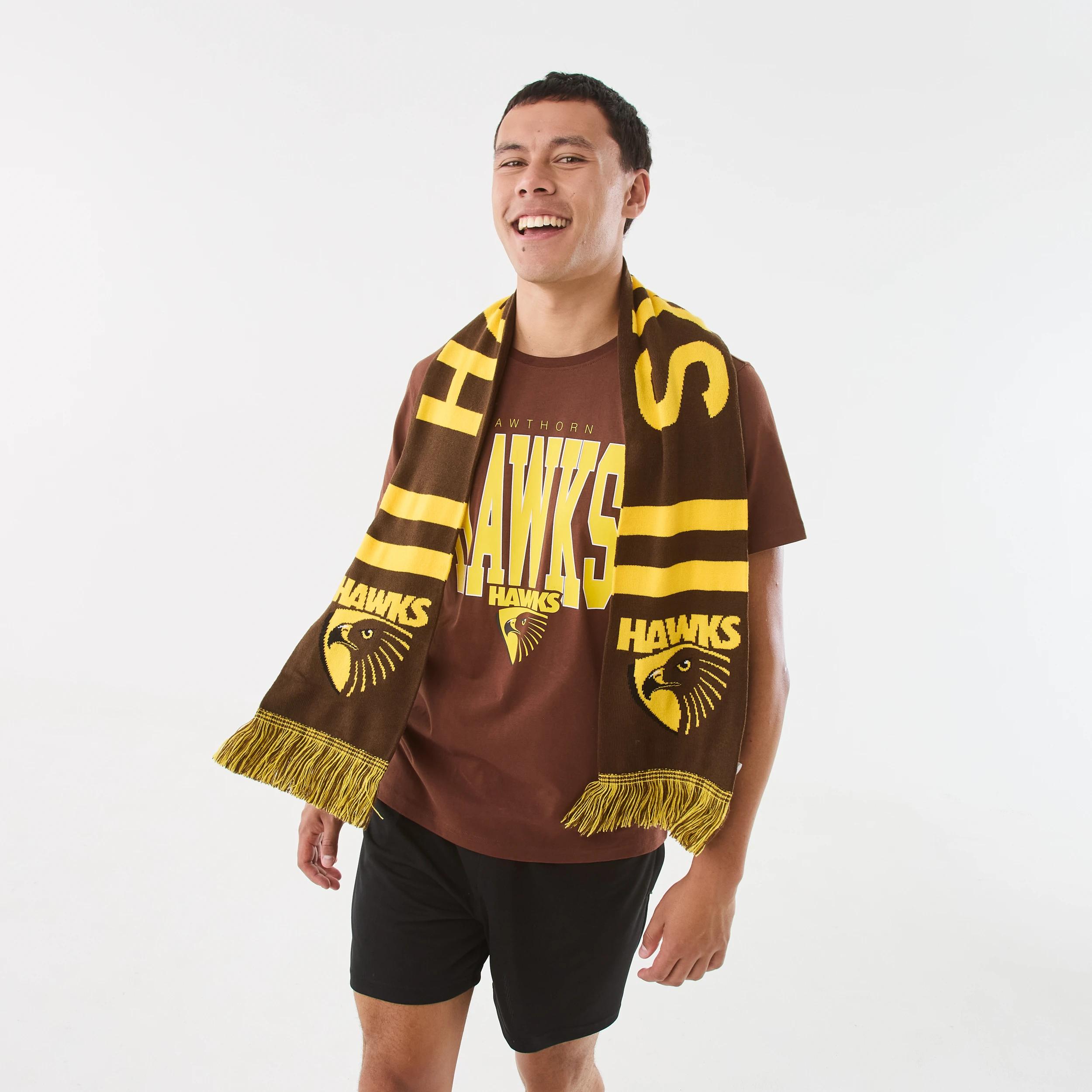 4 Official AFL Adult Scarf Hawthorn, 4 of 5