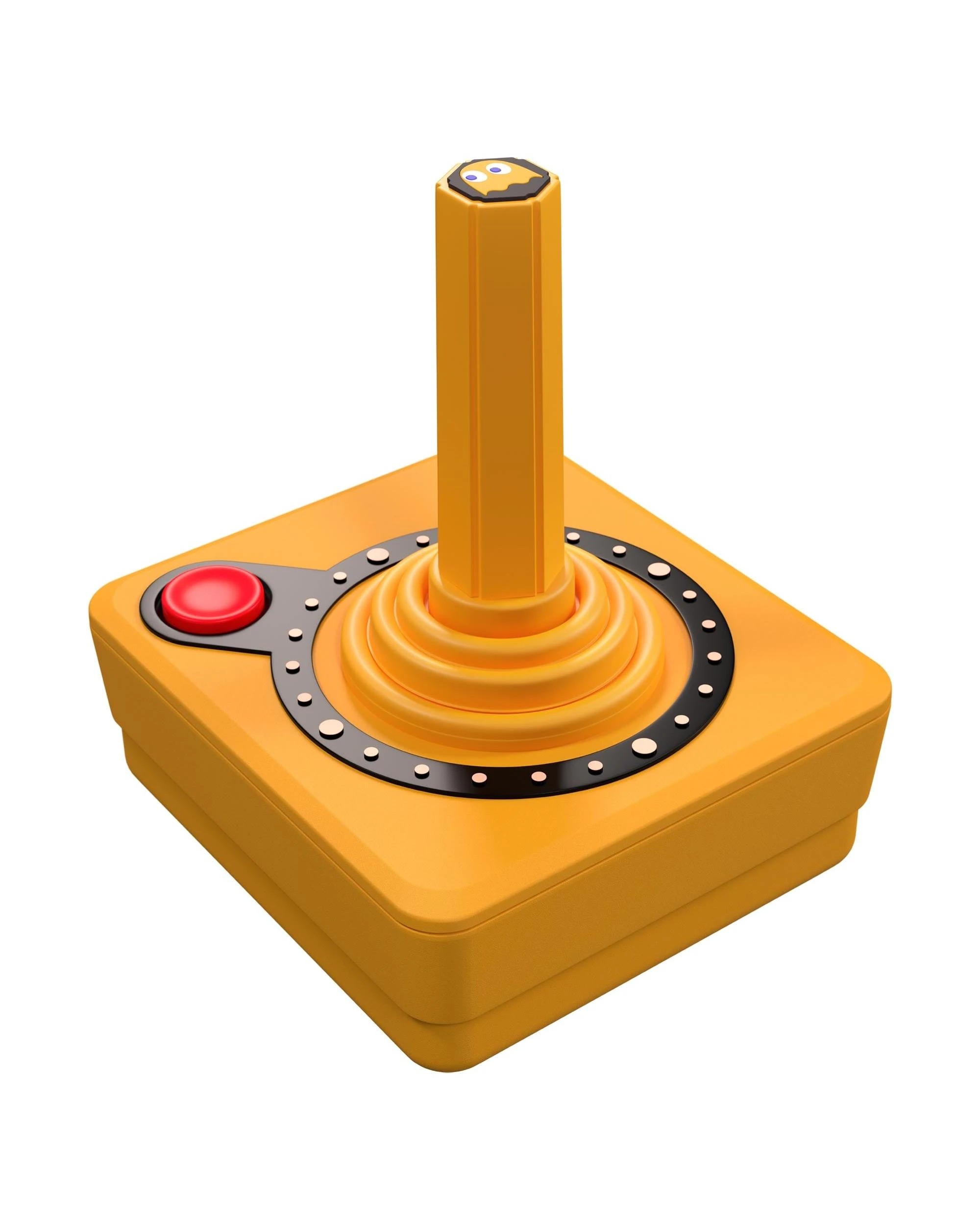2 Atari Pac-Man CX-40+ Wireless Joystick - Orange, 2 of 3