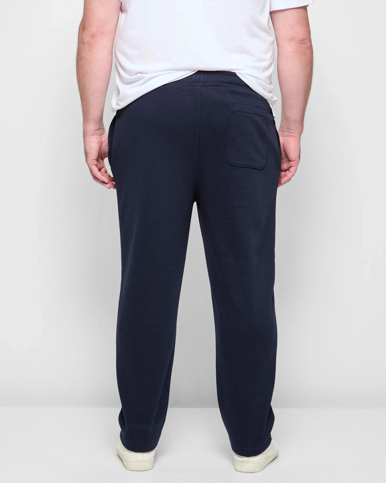 4 Target Plus Size Non Cuffed Trackpants NAVY BLUE, 4 of 5