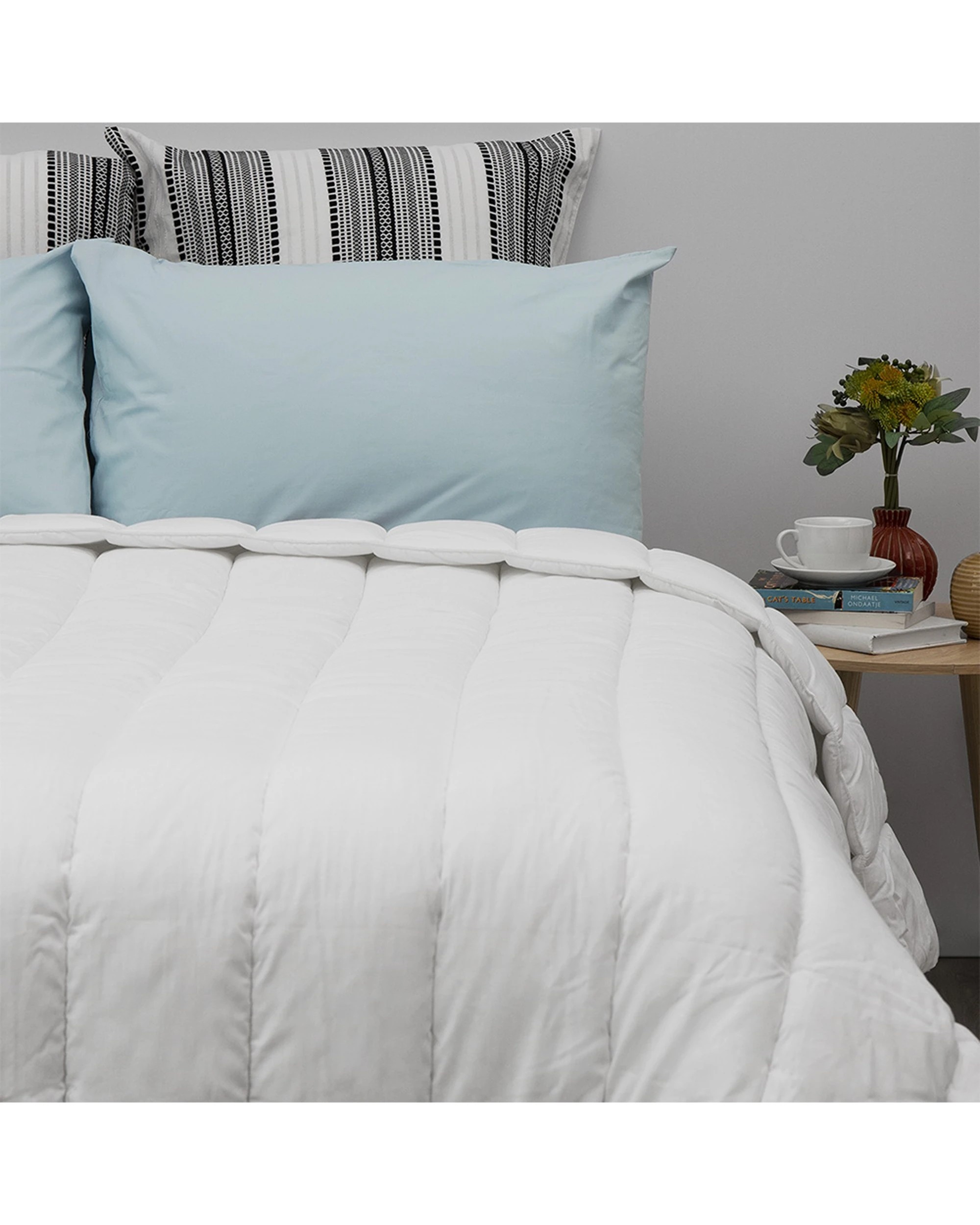 4 Tontine Australian Wool Quilt All Seasons - Double Bed - White, 4 of 4