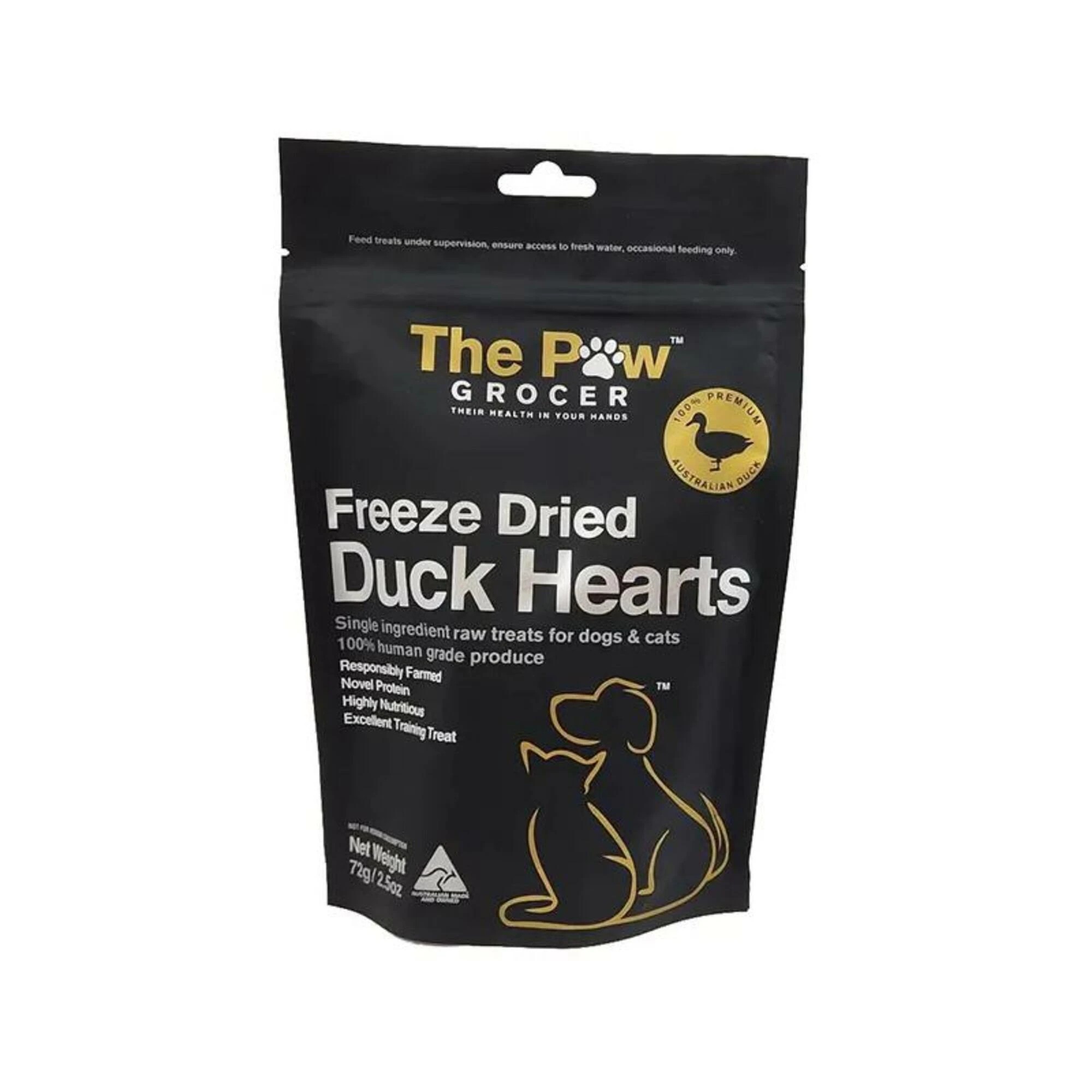 1 The Paw Grocer Duck Heart Dog Treats, 1 of 1