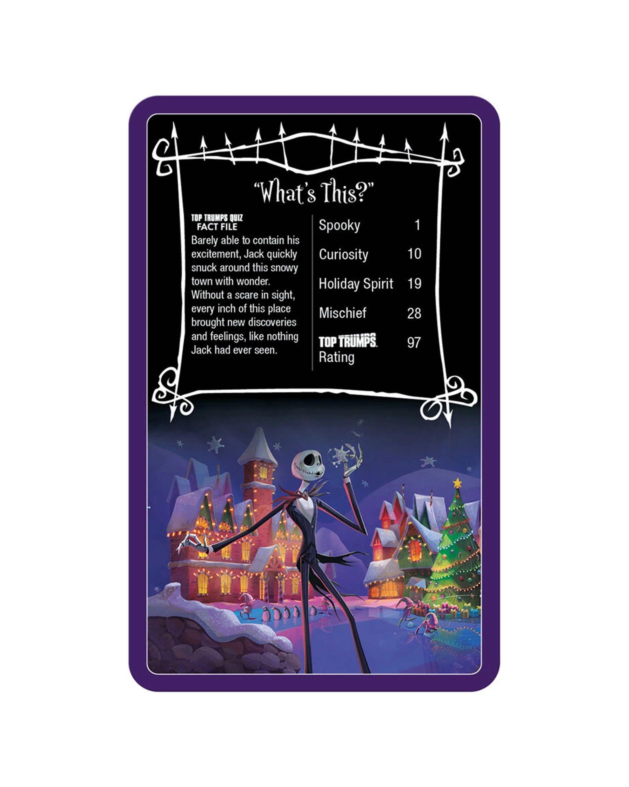 3 TOP TRUMPS 2PK Nightmare Before Christmas Edition Family And Kids Card Game - Multi, 3 of 8