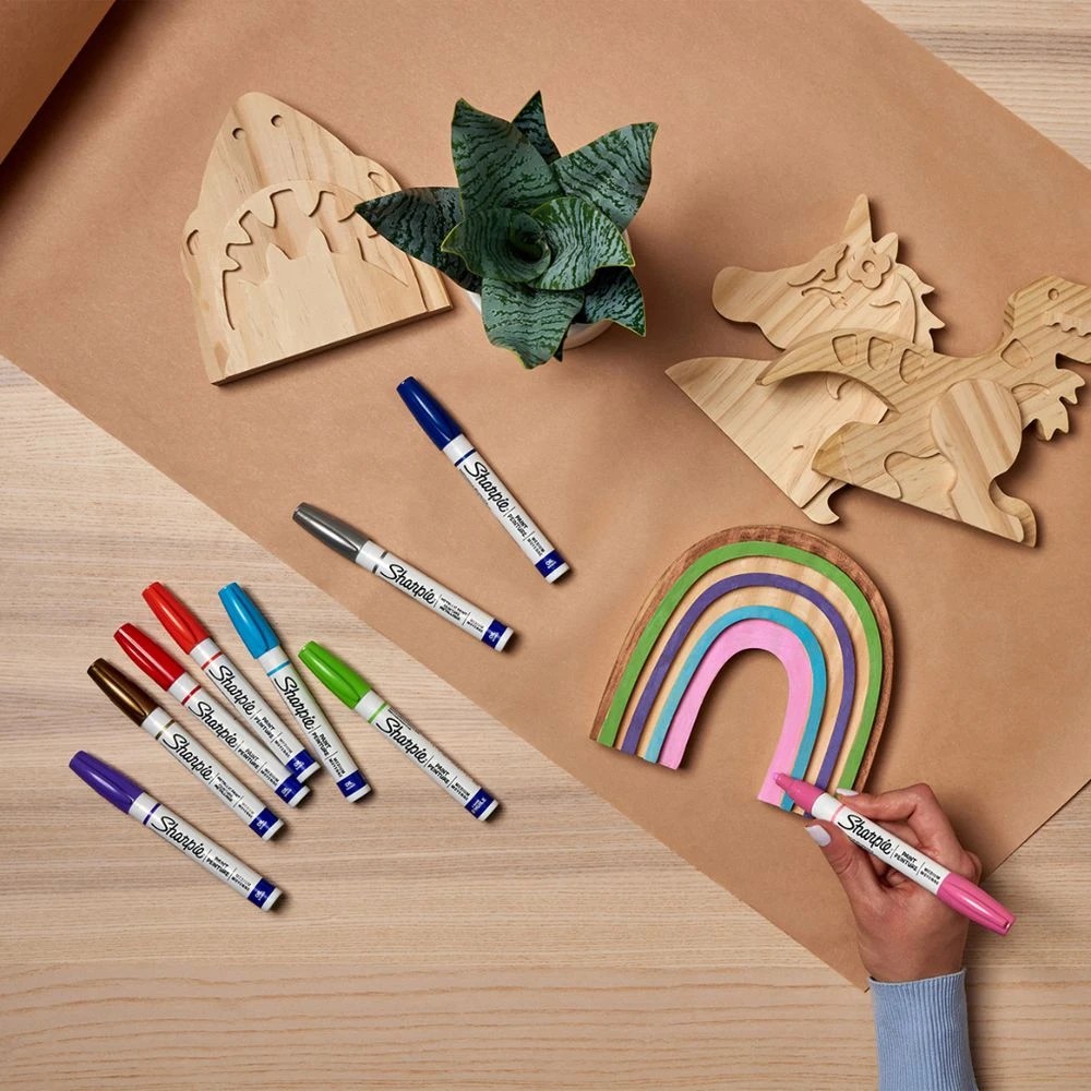 4 Sharpie Oil-Based Bullet Paint Markers Assorted 5 Pack, 4 of 5