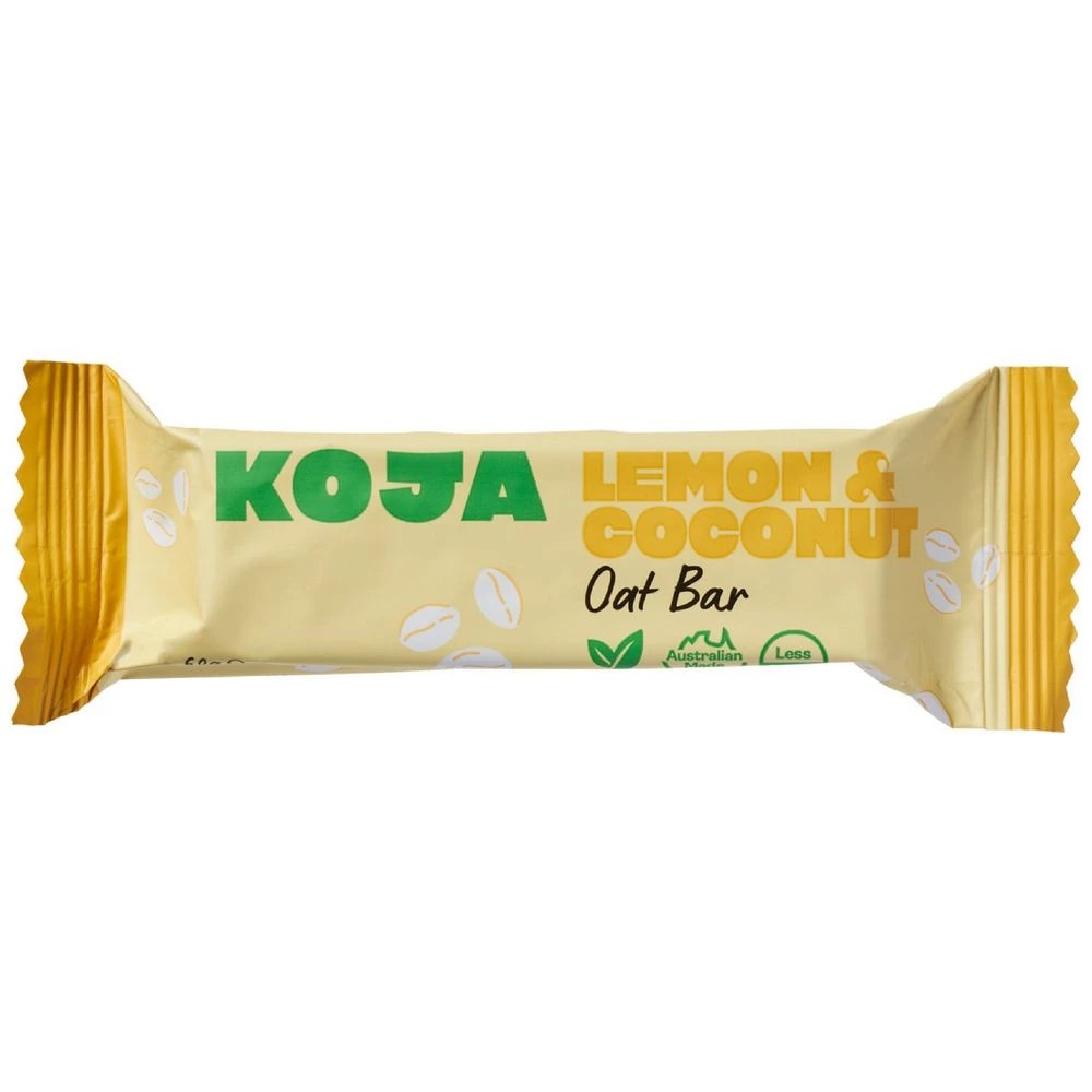 1 Koja Oat Bar Lemon & Coconut 60g, 1 of 4