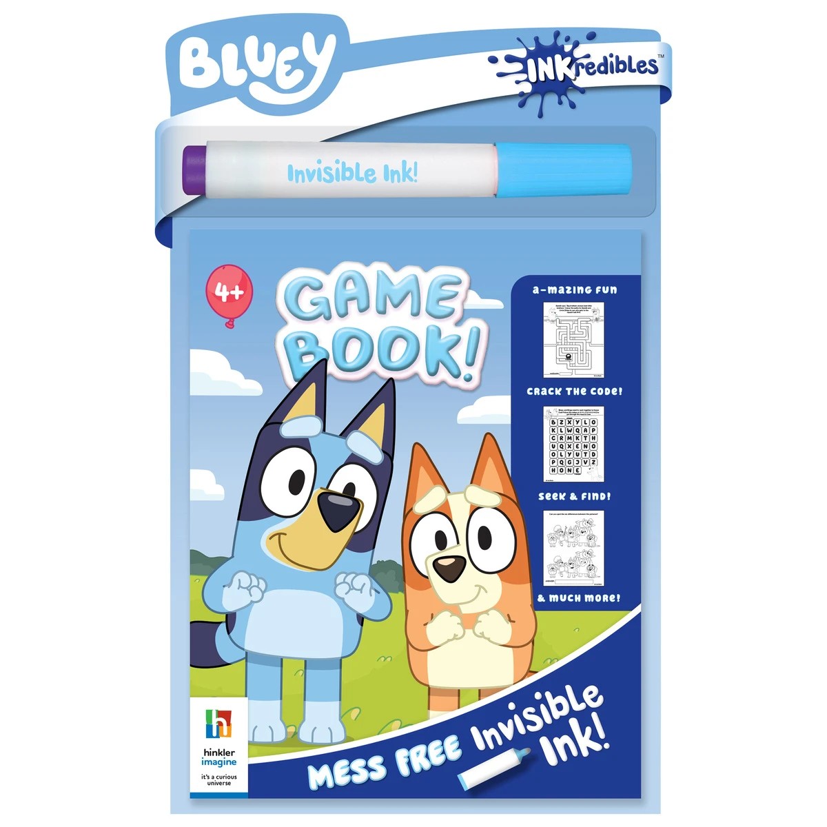 1 INKredibles Bluey Invisible Ink! Game Book, 1 of 10