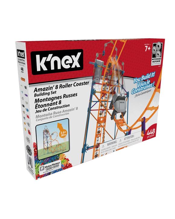 K'nex Amazin 8 Roller Coaster Building Set