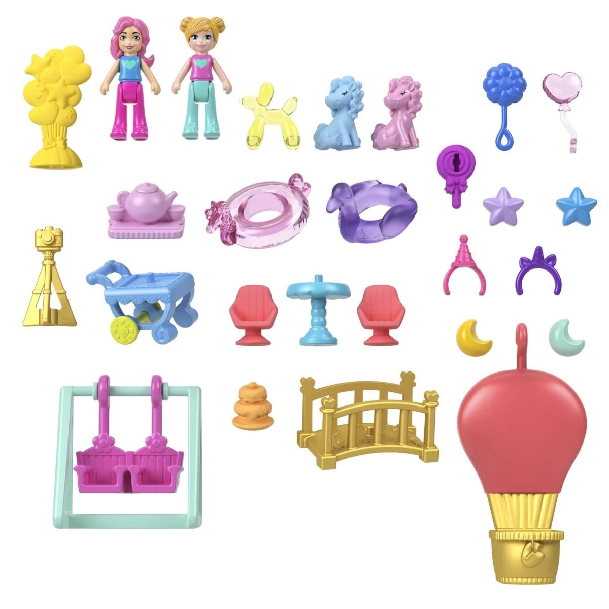 3 Polly Pocket Unicorn Partyland Playset, 3 of 8