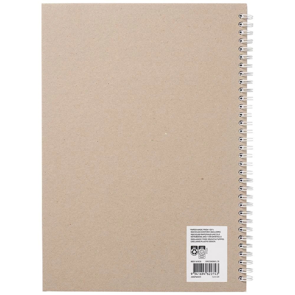 2 J.Burrows A4 PP Notebook 120 Page Pink, 2 of 3