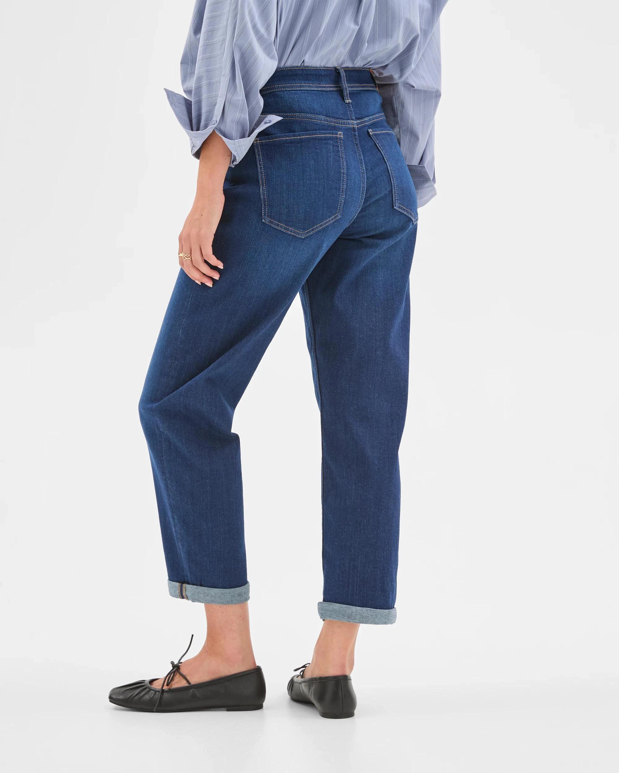 3 Target Denim Denim Mid Rise Courtney Girlfriend Jeans SAPHIRE, 3 of 6