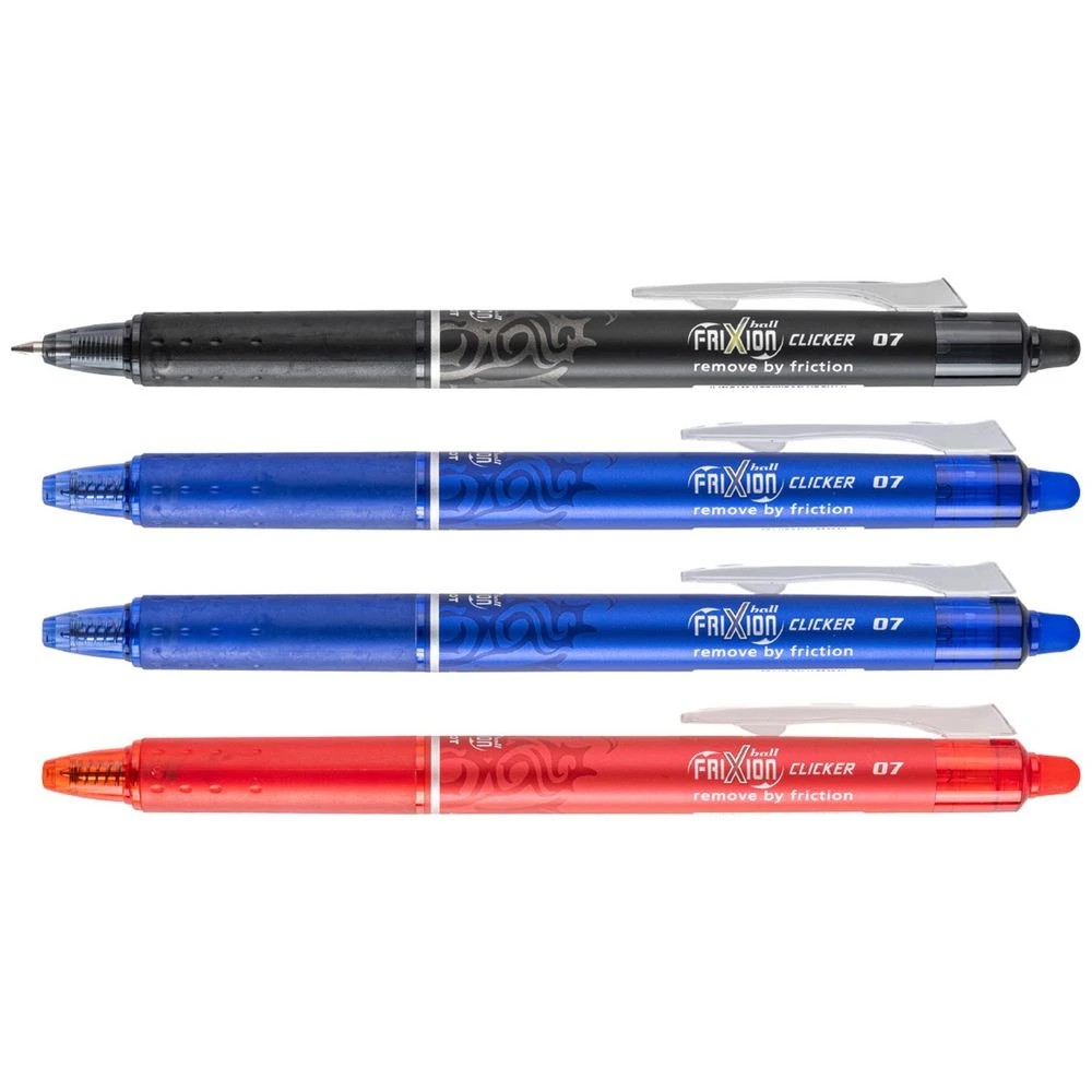 3 PILOT FriXion Clicker Erasable Gel Pen 0.7mm Assorted 4 Pack, 3 of 9