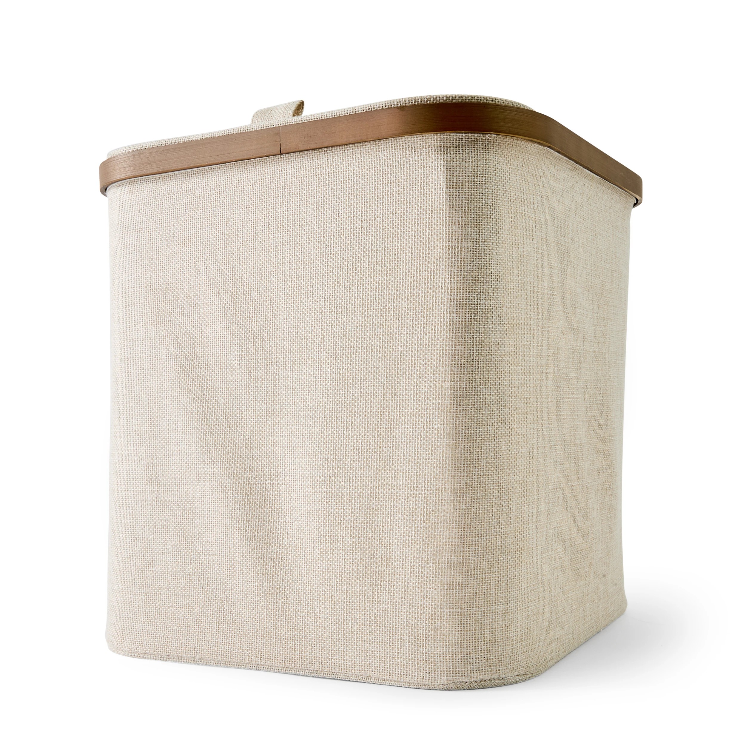 2 Linen Look Walnut Look Tall Box, 2 of 7