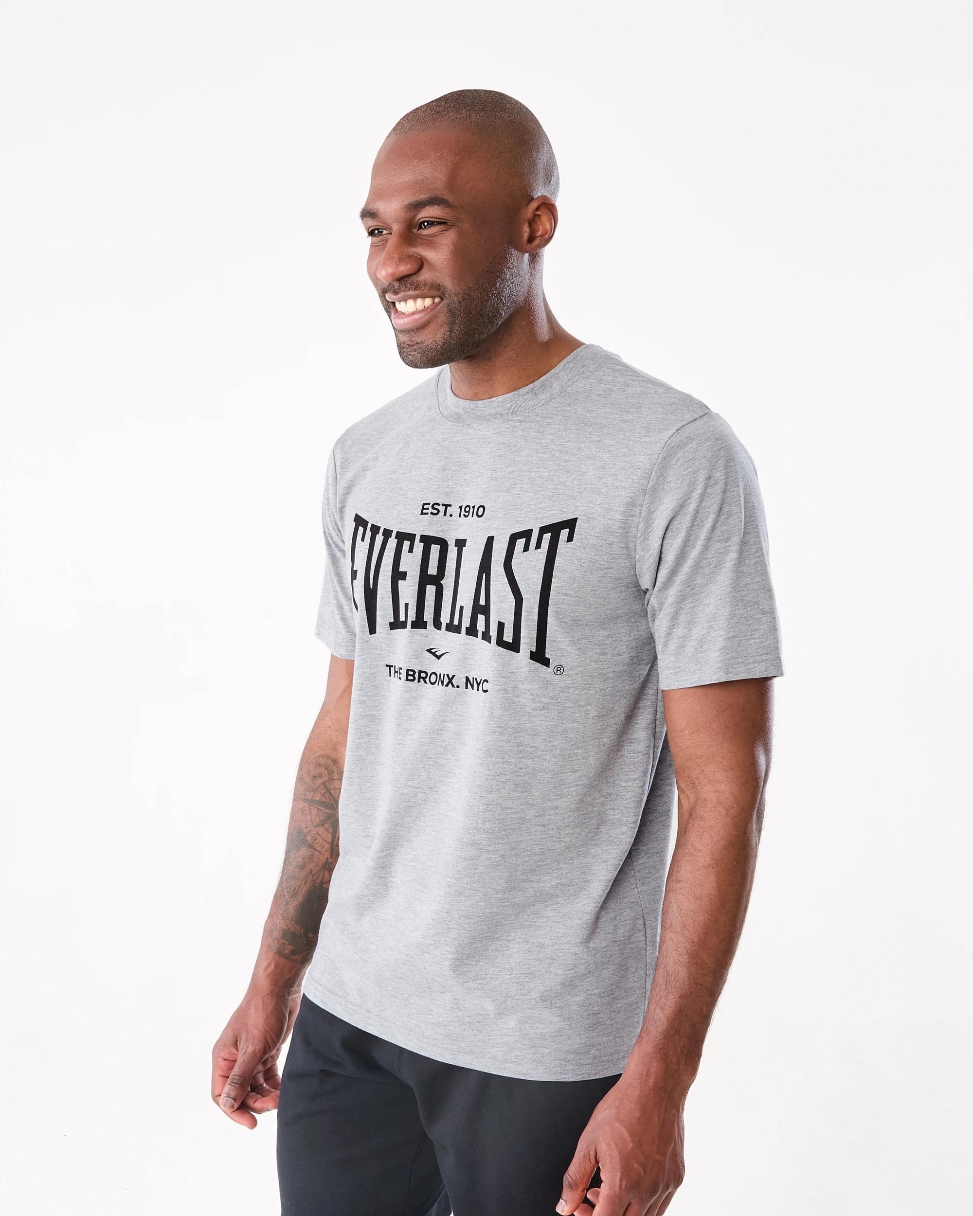 2 Everlast Mens Bronx T-shirt Ash, 2 of 7