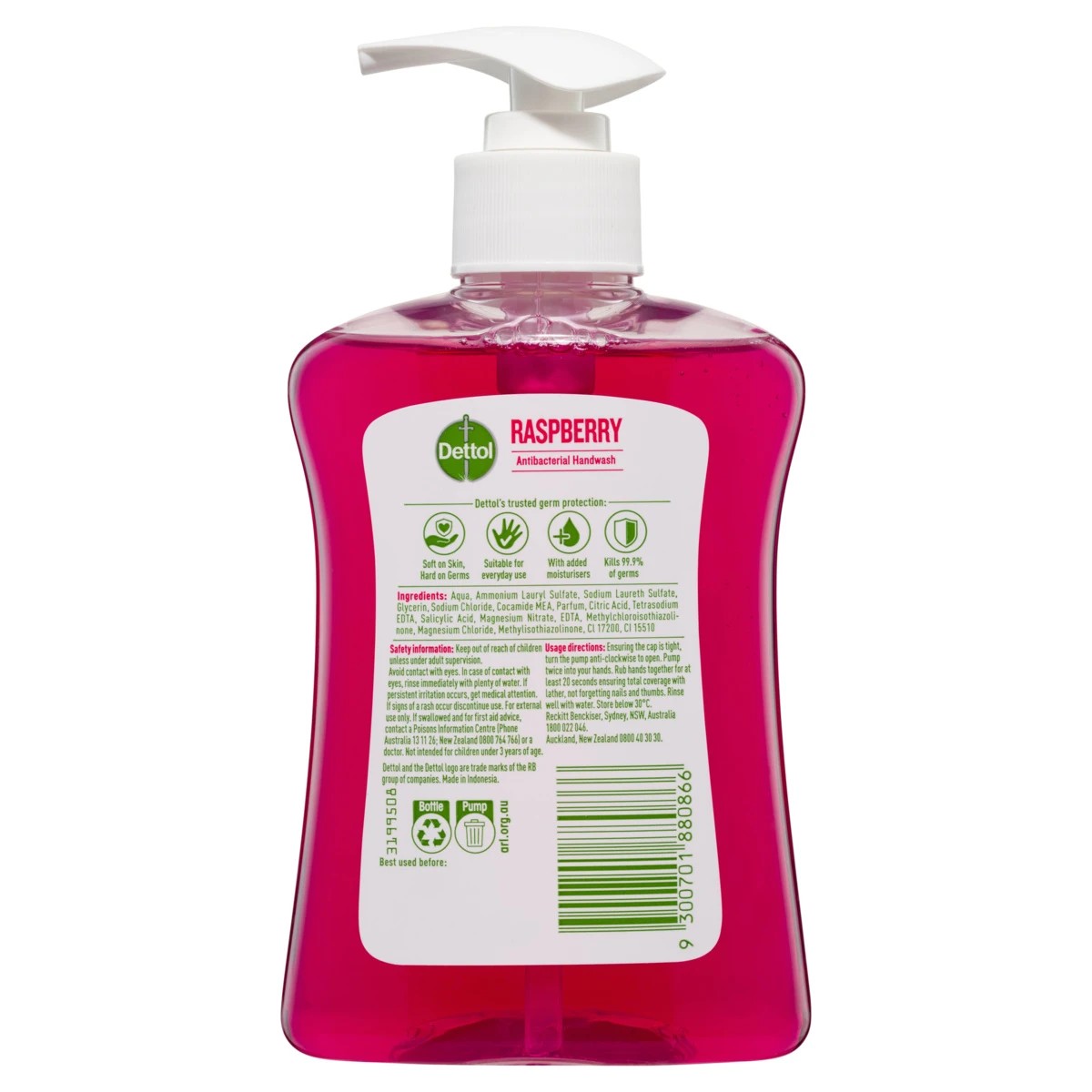 2 Dettol Liquid Hand Wash 250ml - Raspberry Fragrance, 2 of 5