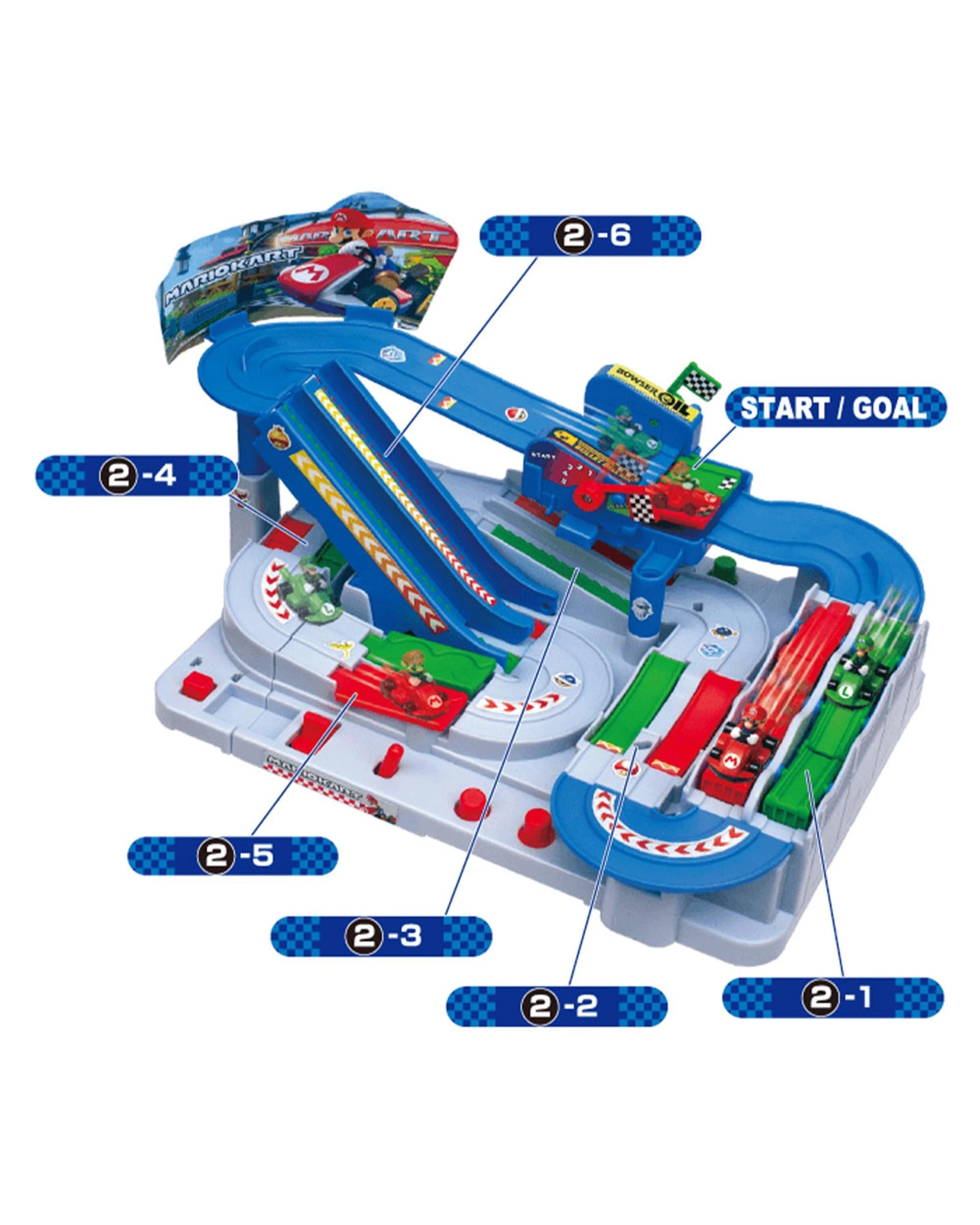 3 Epoch Co Ltd Super Mario Mario Kart Racing Deluxe Playset, 3 of 3