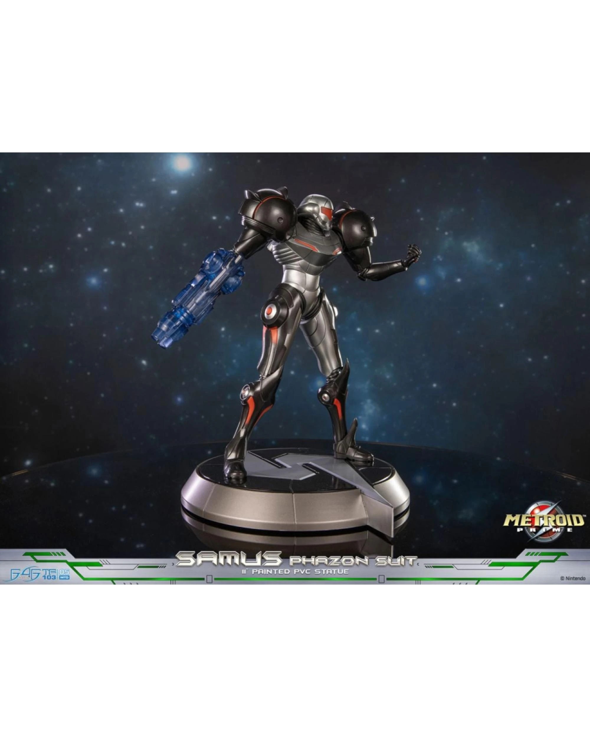 3 Metroid Prime Samus Phazon Suit PVC Statue, 3 of 9