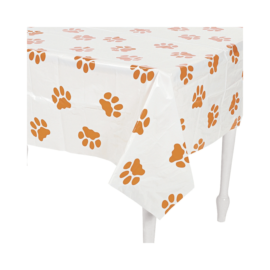1 Fun Express Paw Print Plastic Tablecloth, 1 of 1