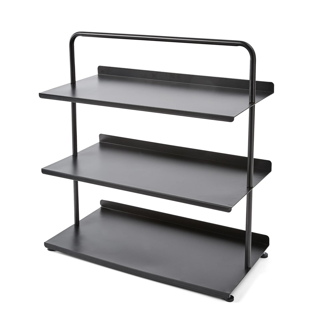 3 3 Tier Black Shoe Rack, 3 of 7
