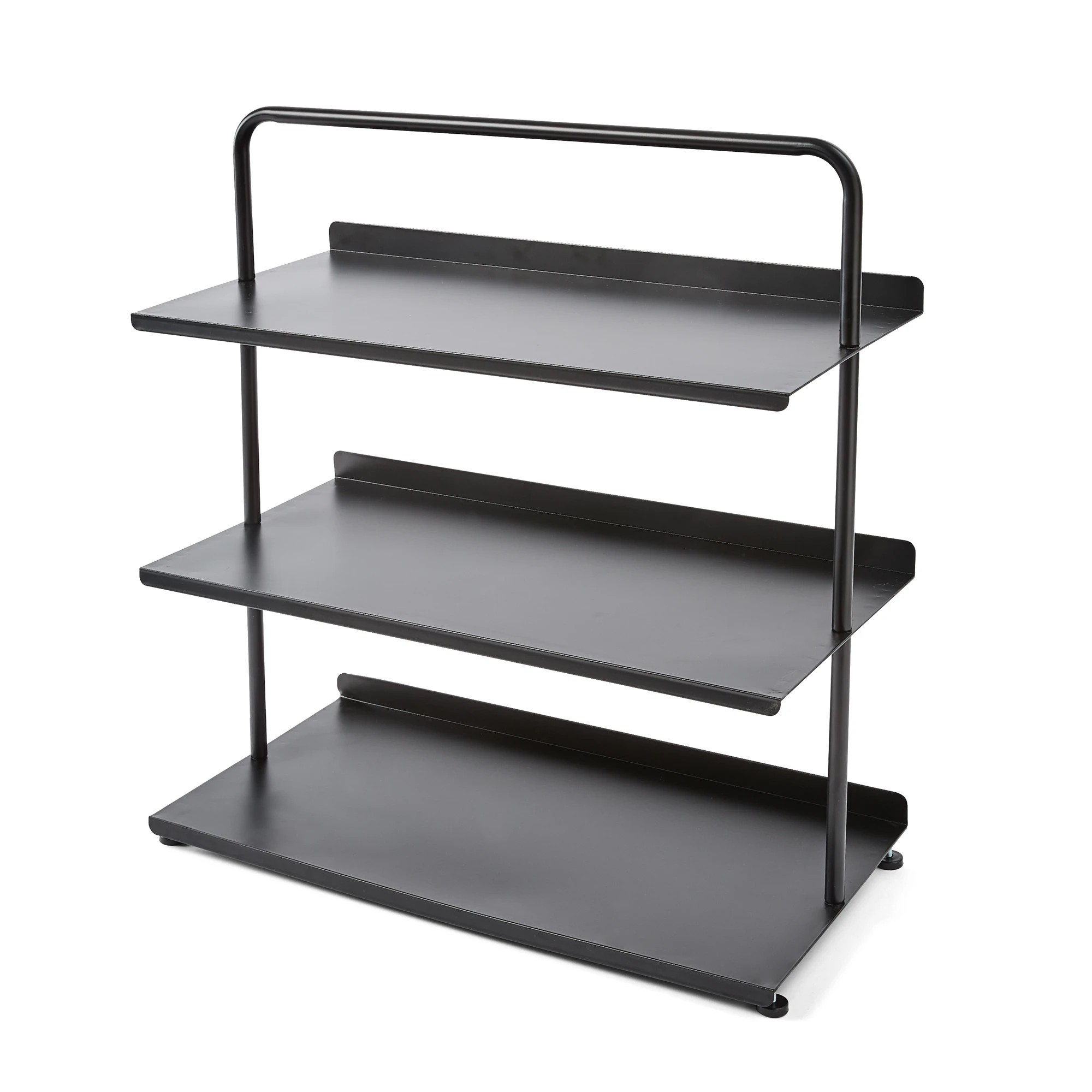 3 3 Tier Black Shoe Rack, 3 of 7