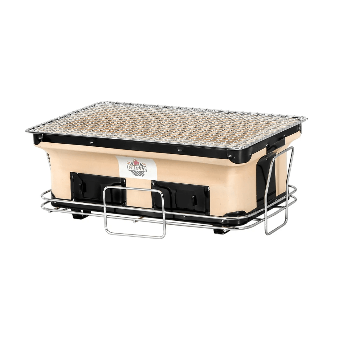 1 Grillz BBQ Grill Tabletop Smoker - Black, 1 of 6