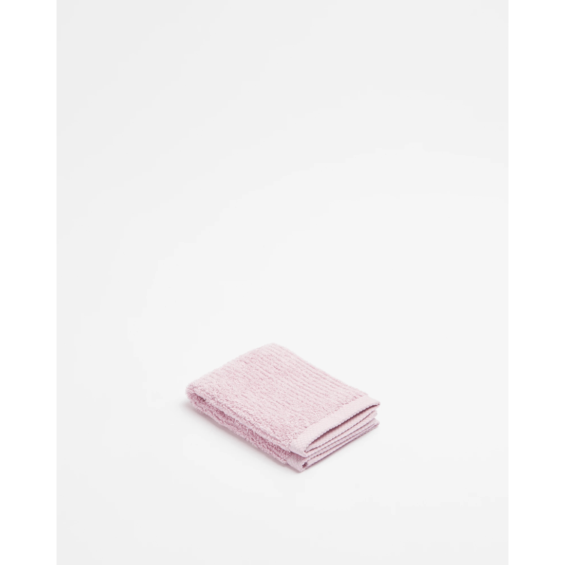 1 Target Australian Cotton Ribbed Face Washer - Piper
 - Pink, 1 of 3