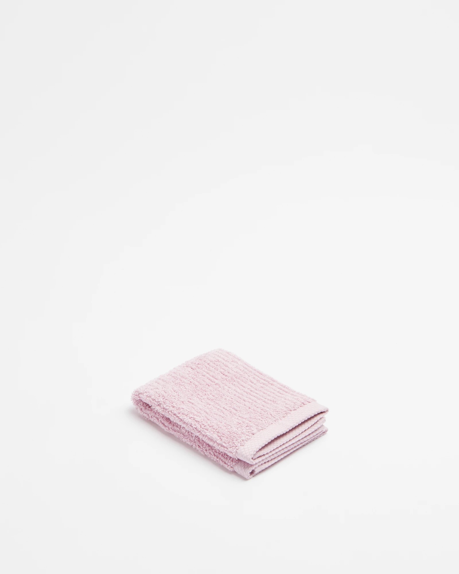 1 Target Australian Cotton Ribbed Face Washer - Piper
 - Pink, 1 of 3