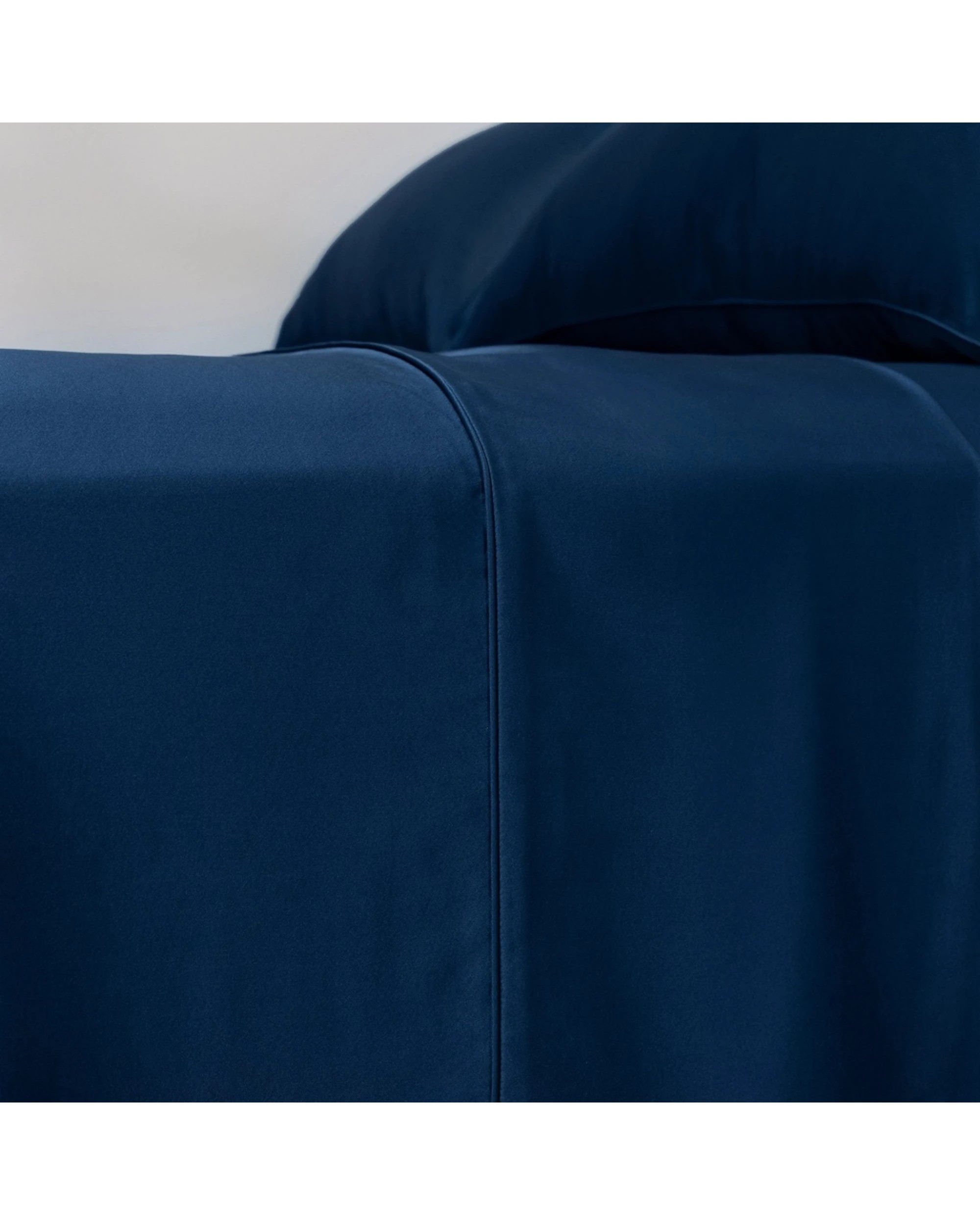 8 Bedding co Sheet Set 100% Mulberry Silk 22 Momme Navy - King Bed - Blue, 8 of 8