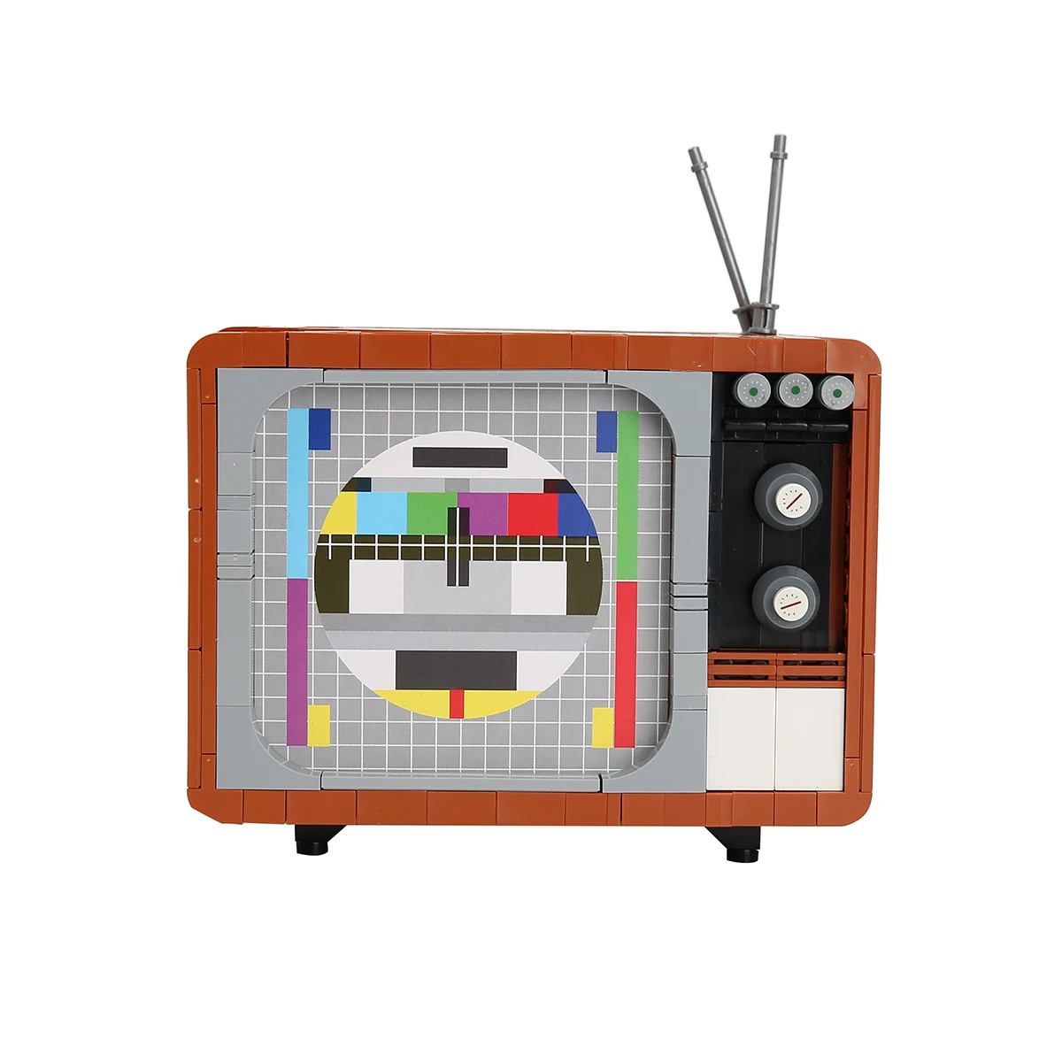 5 535 Pieces Mini Blocks Appliance Series: Retro TV, 5 of 9
